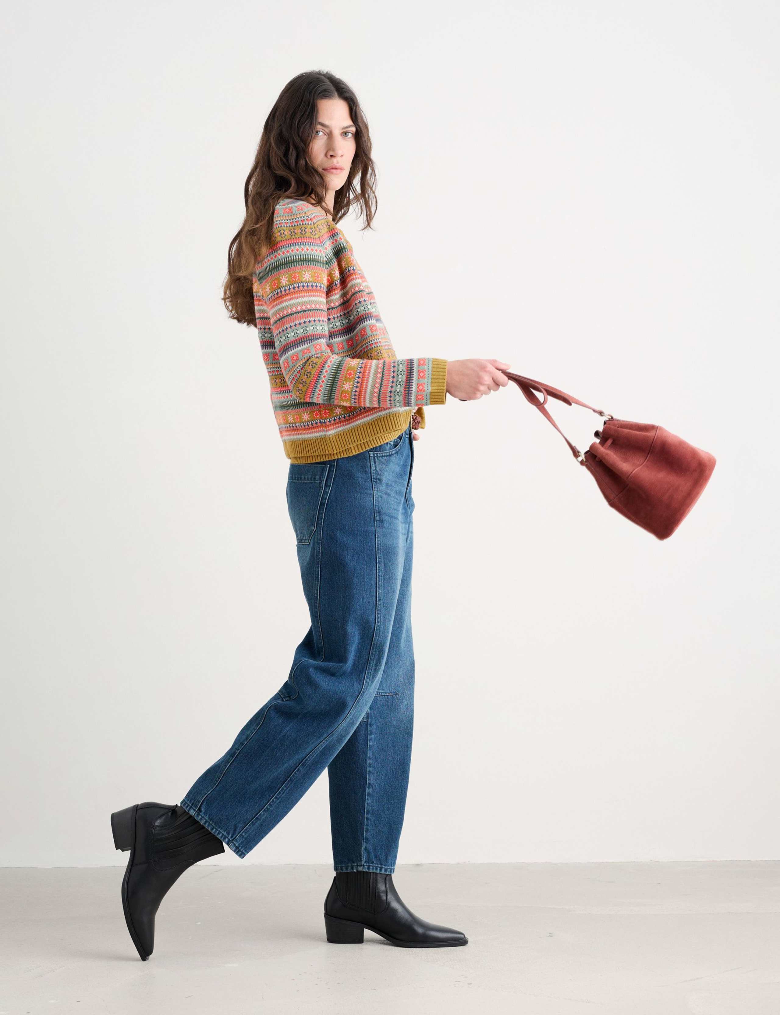 Suede Bucket Bag 3 of 8