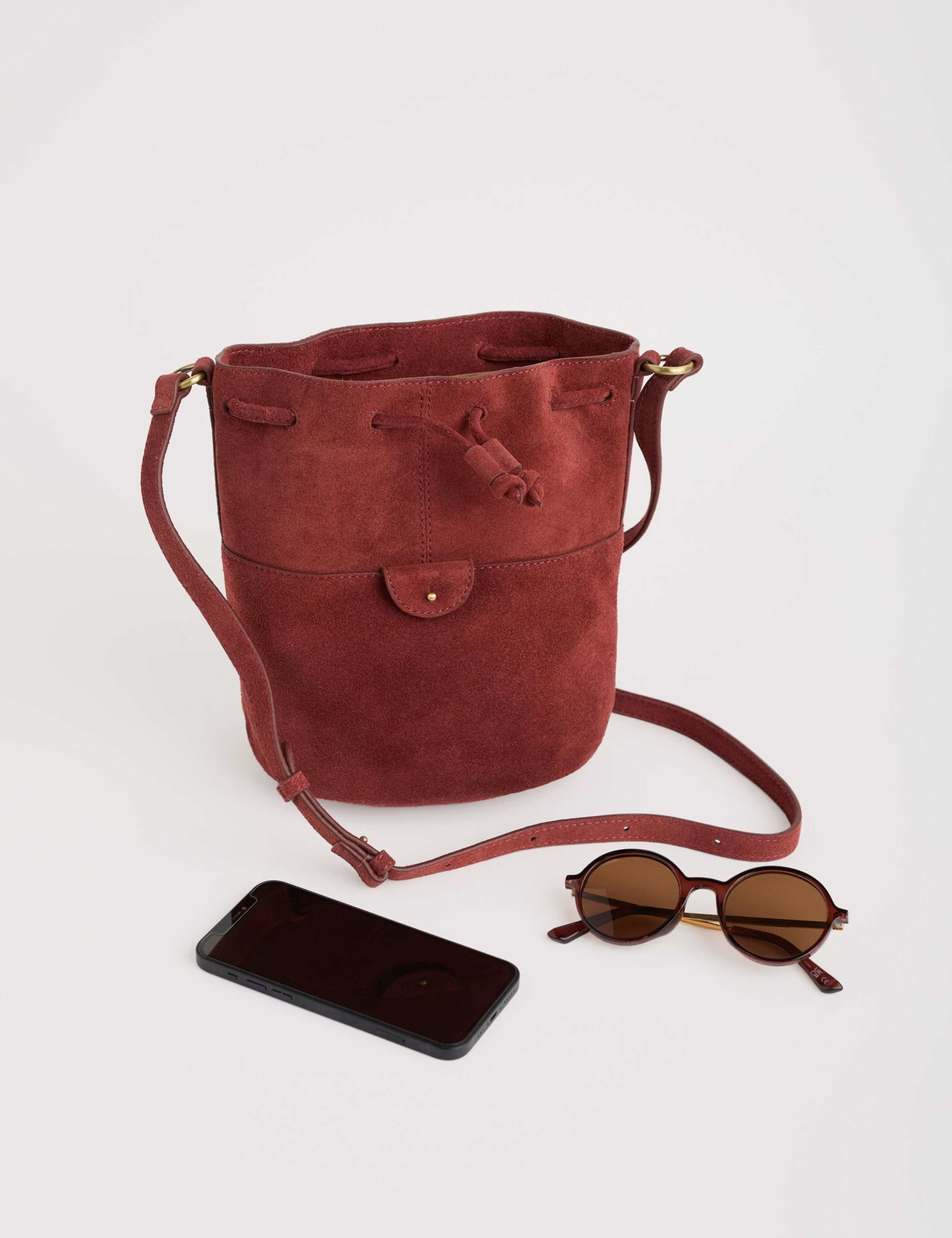 Suede Bucket Bag 7 of 8