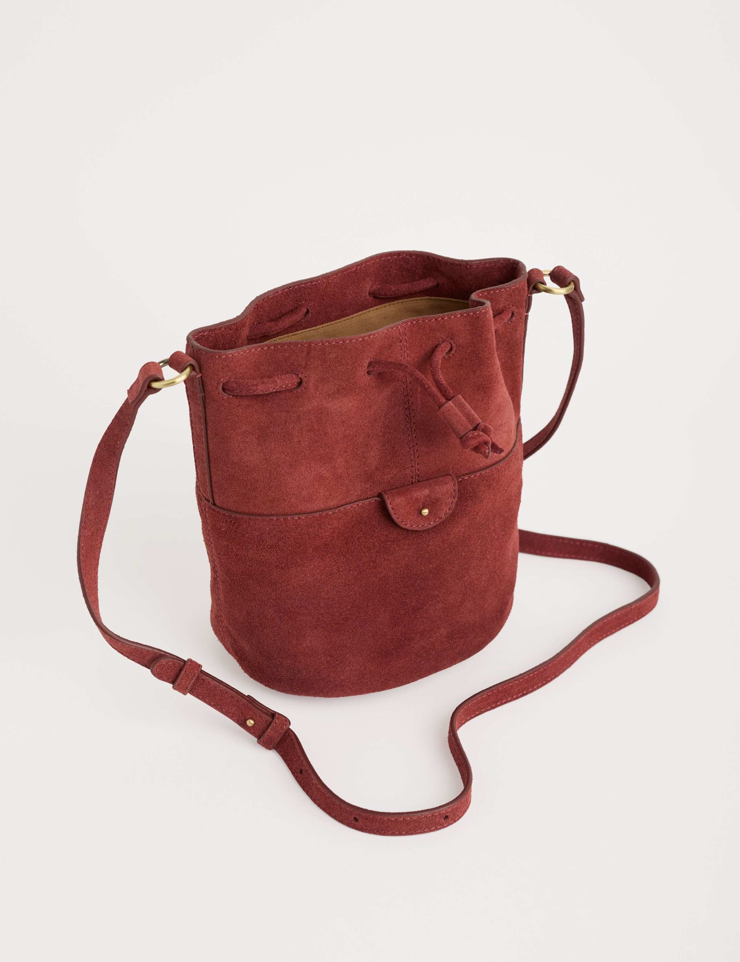 Suede Bucket Bag 2 of 8