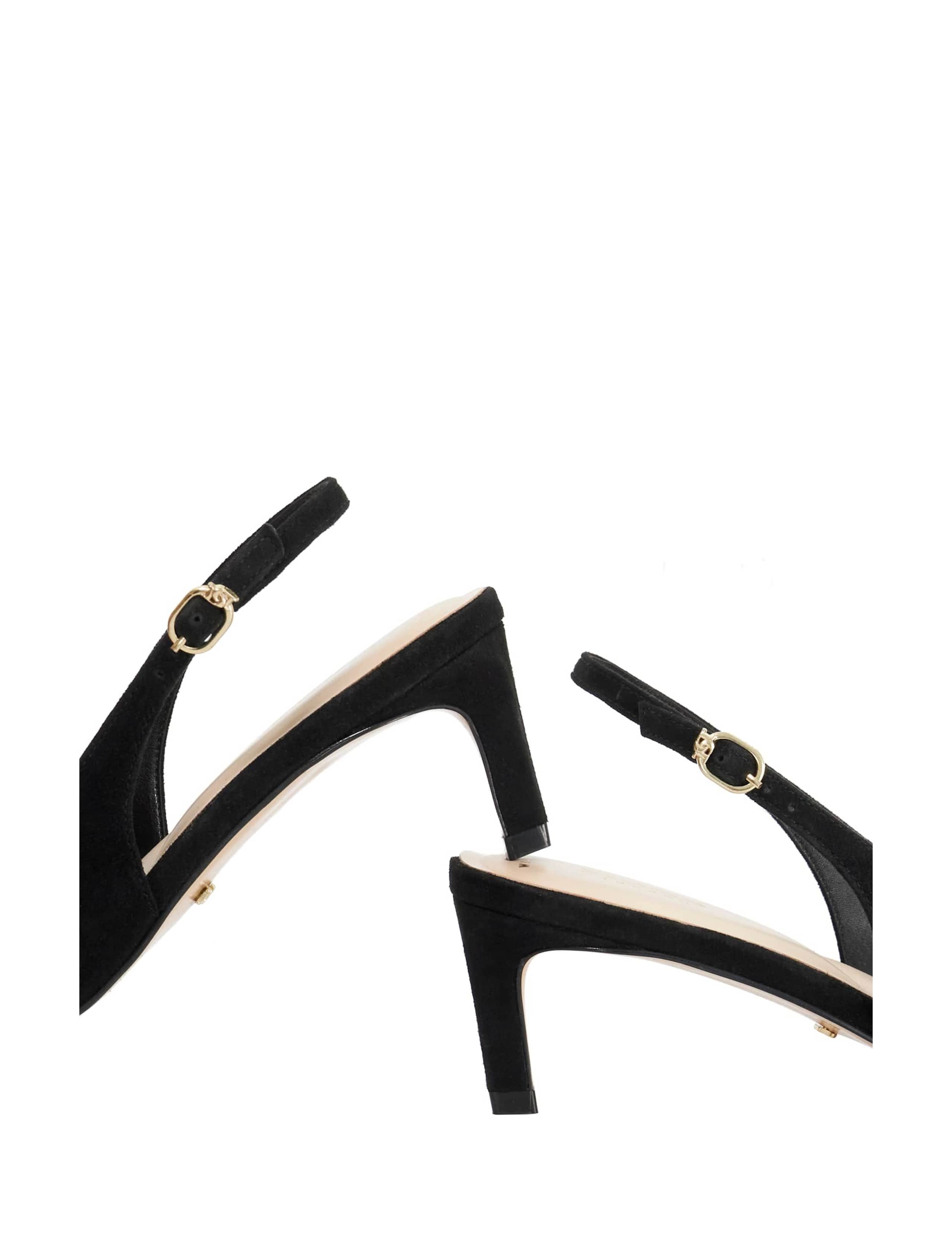 Wide Fit Slip On Kitten Heel Slingback Shoes 6 of 6