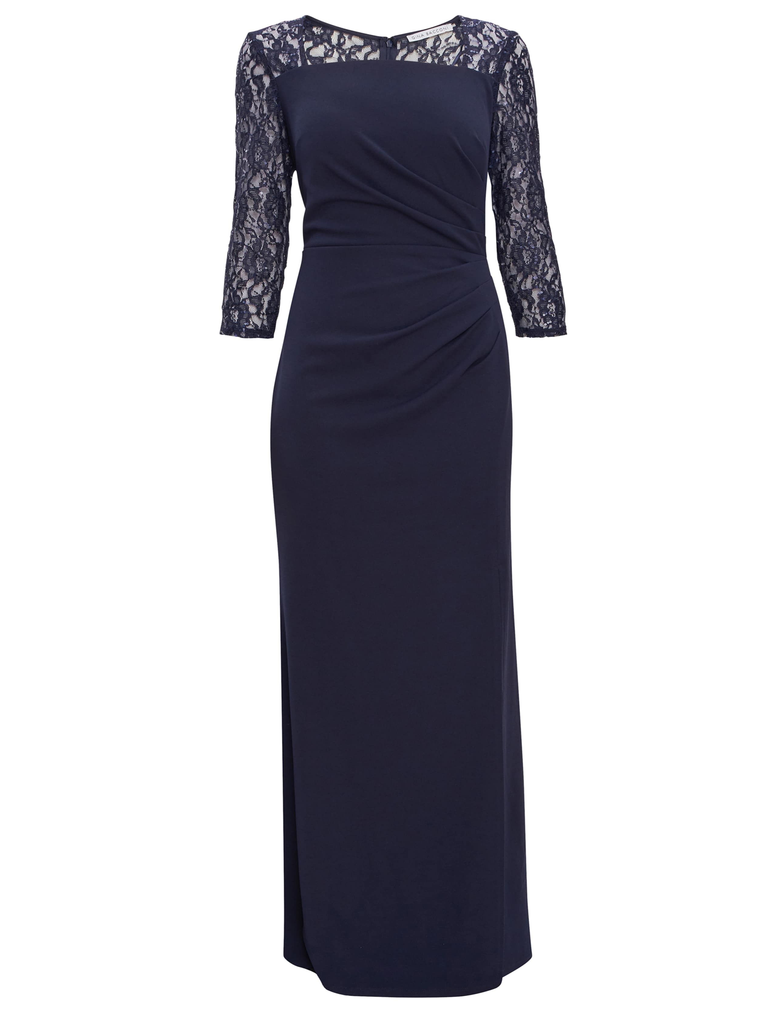 Embellished Square Neck Maxi Column Dress 2 of 5
