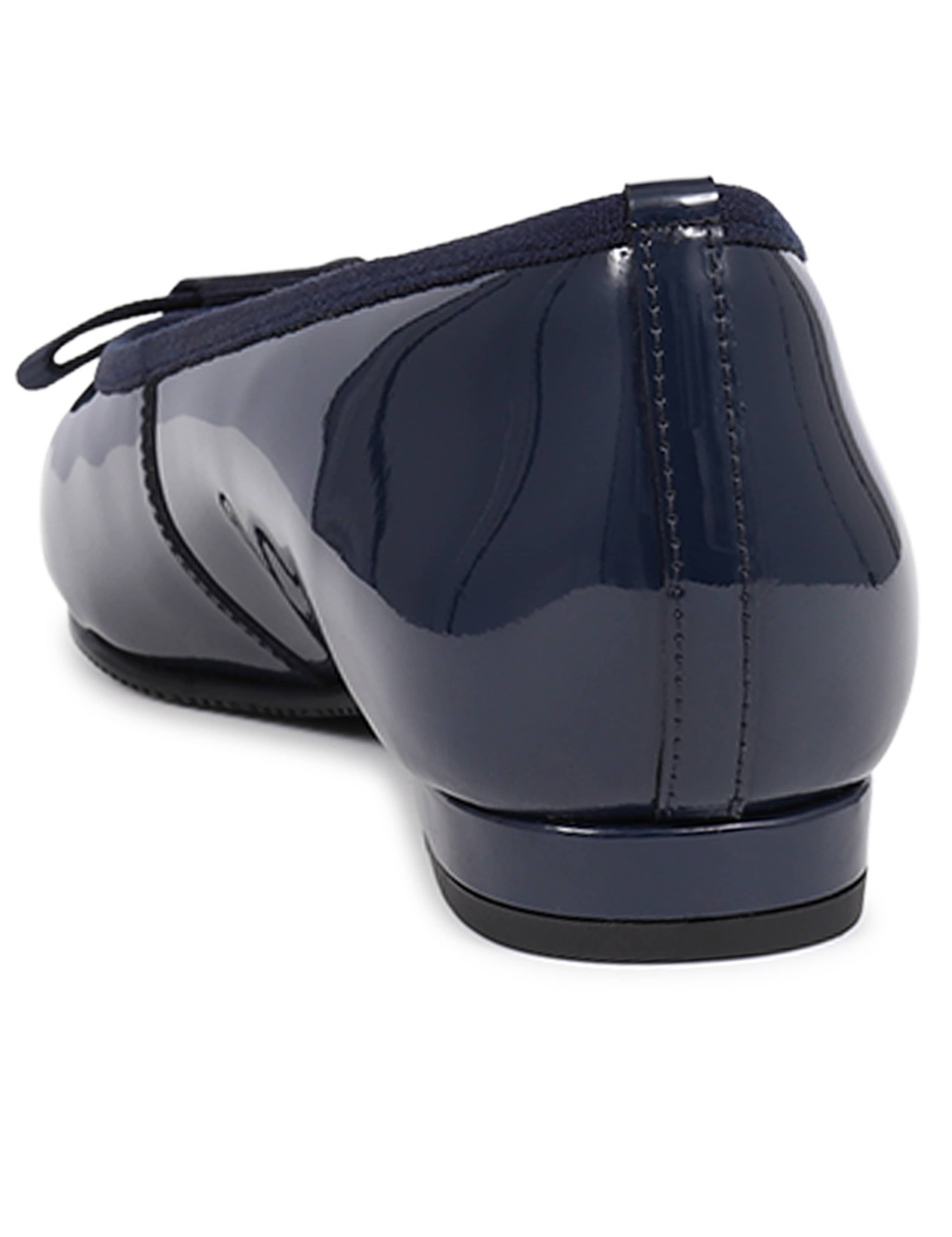 Wide Fit Patent Bow Flat Pumps 6 of 7