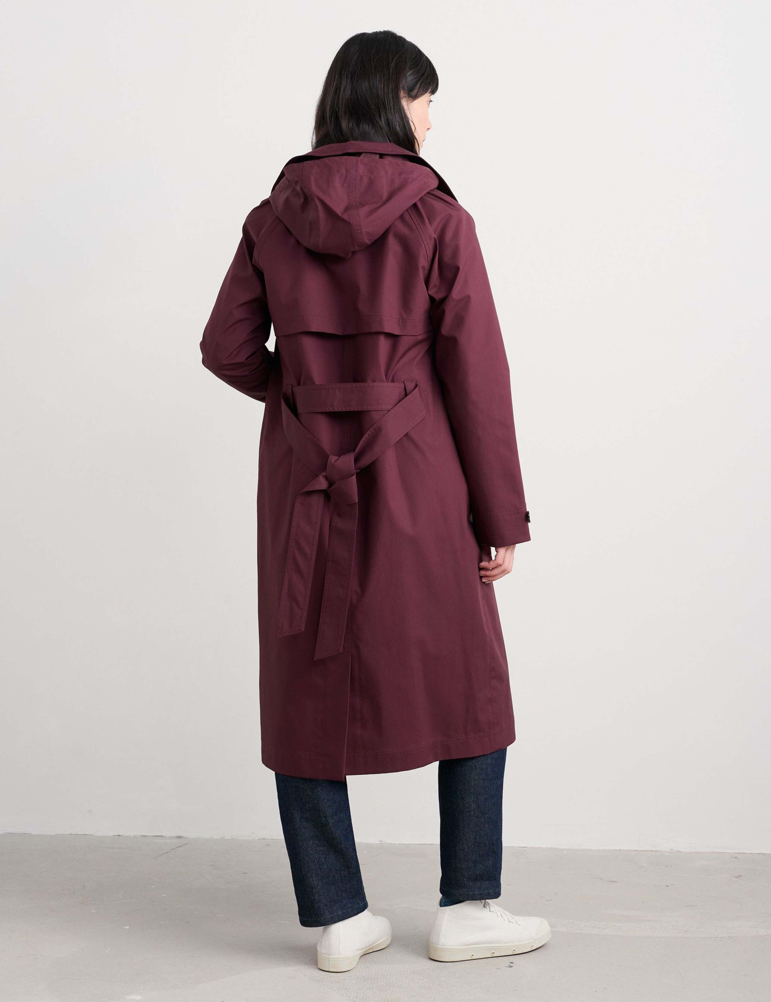 Pure Cotton Waterproof Longline Trench Coat 3 of 5