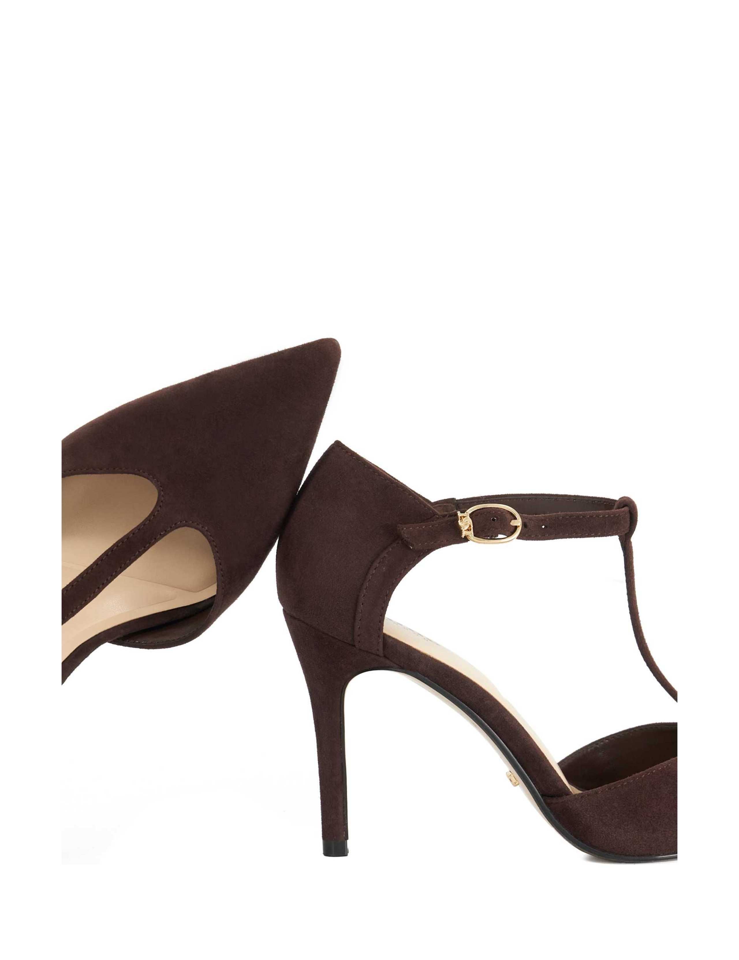 Suede Buckle Stiletto Heel Court Shoes 5 of 5