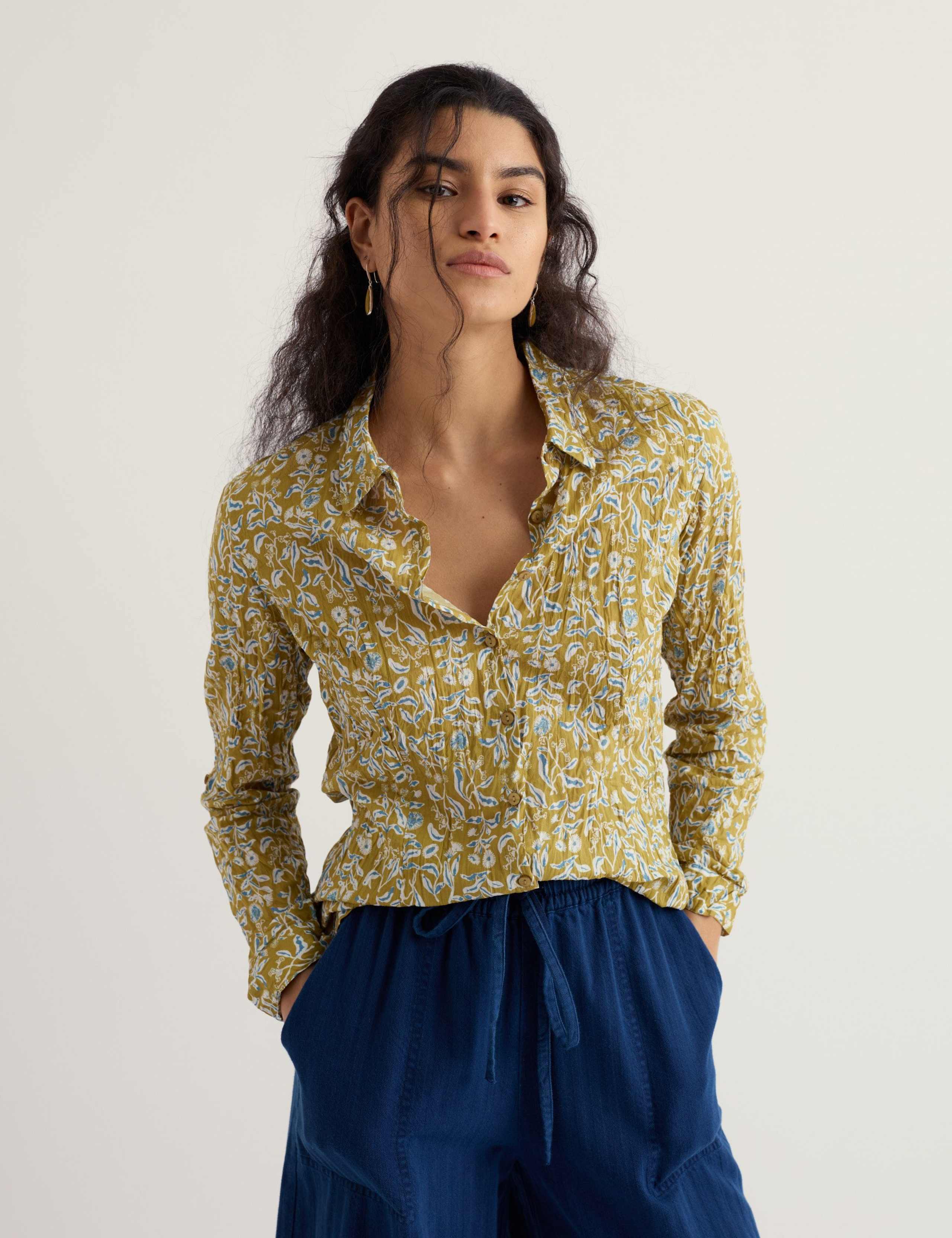 Pure Cotton Floral Print Shirt 1 of 6