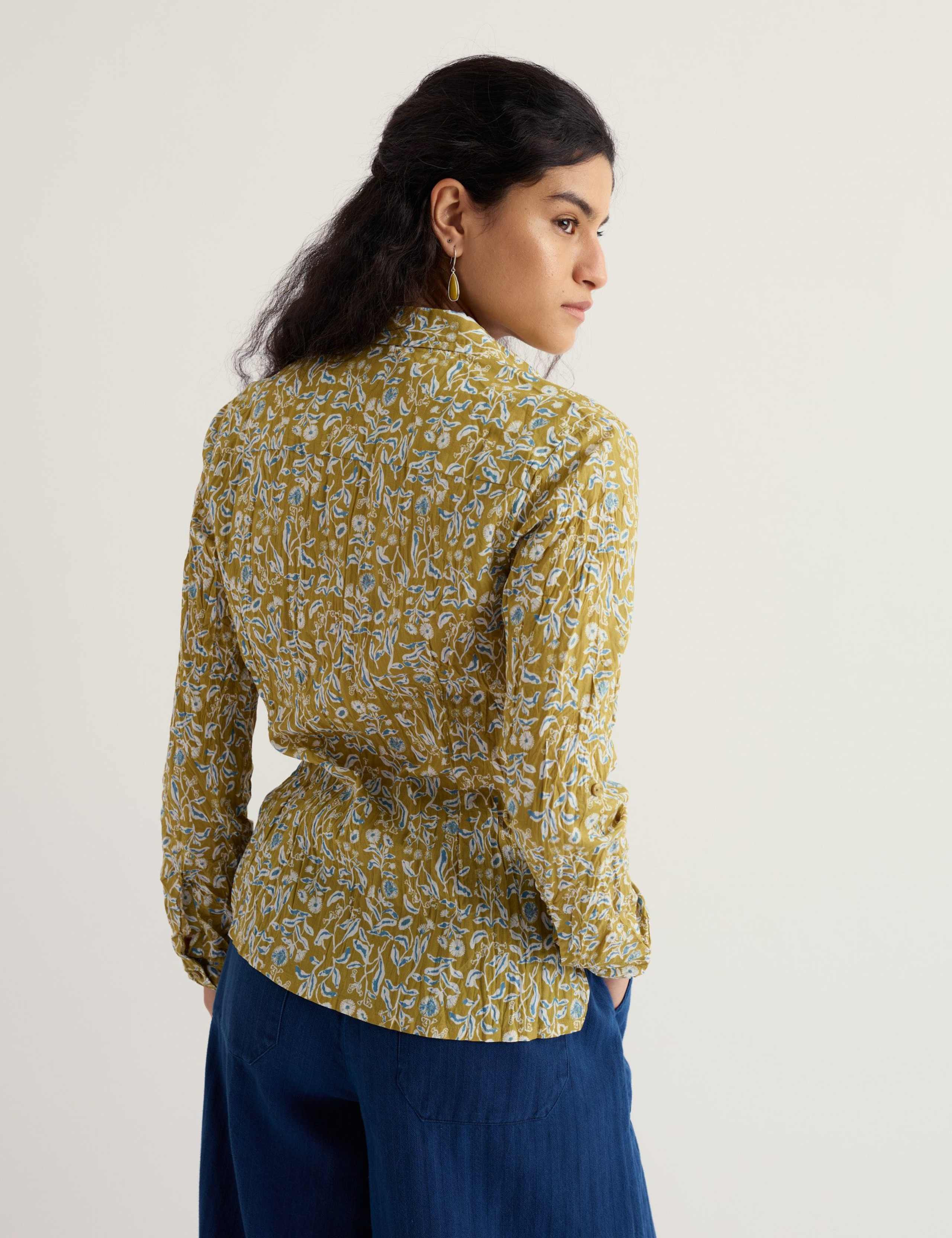 Pure Cotton Floral Print Shirt 4 of 6