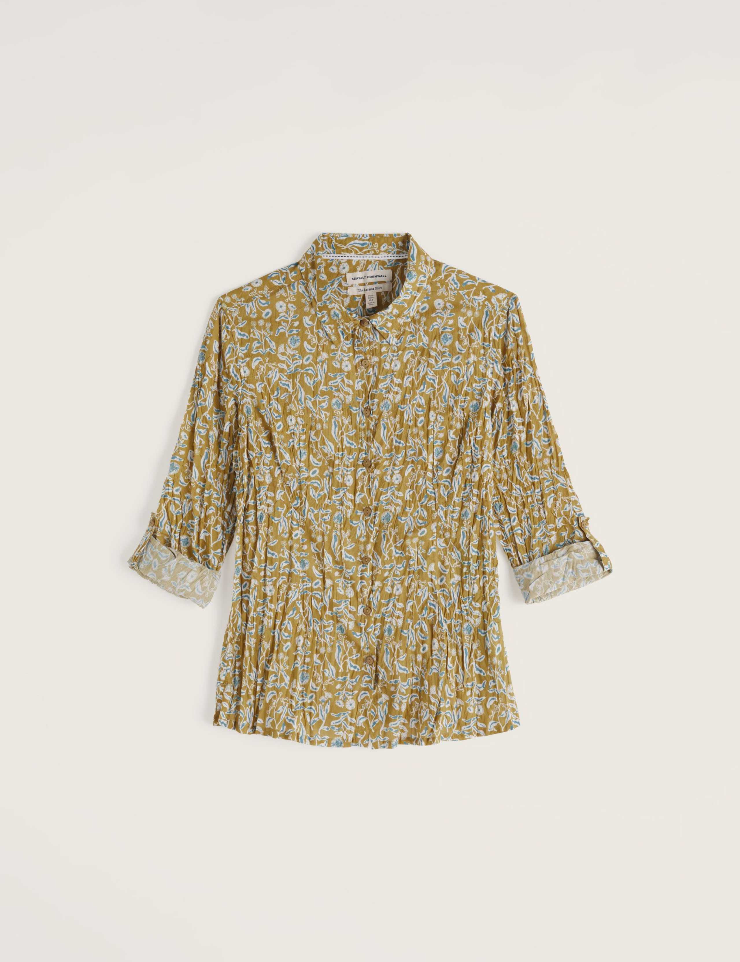 Pure Cotton Floral Print Shirt 2 of 6