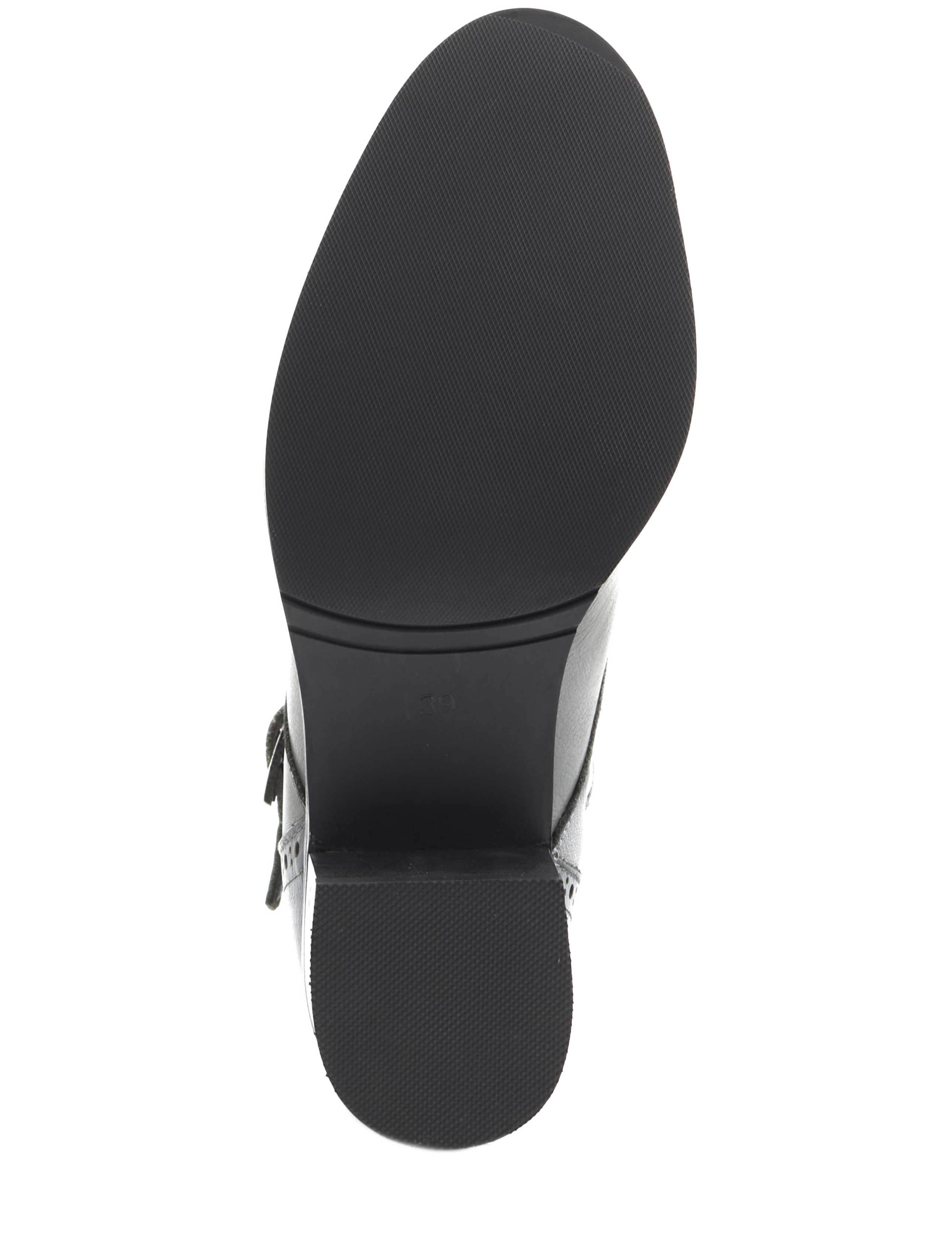 Leather Lace Up Block Heel Ankle Boots 7 of 7