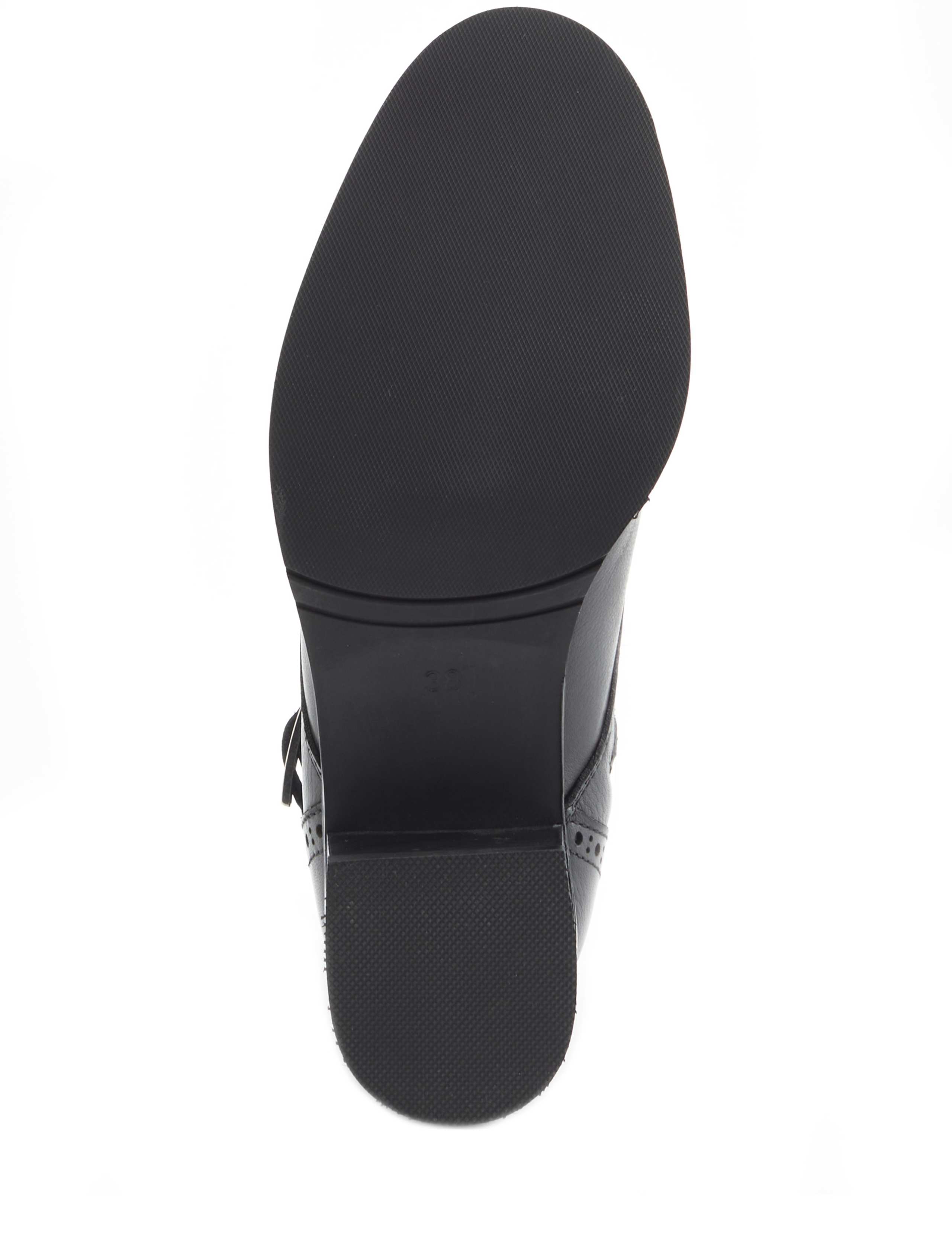 Leather Lace Up Block Heel Ankle Boots 7 of 7
