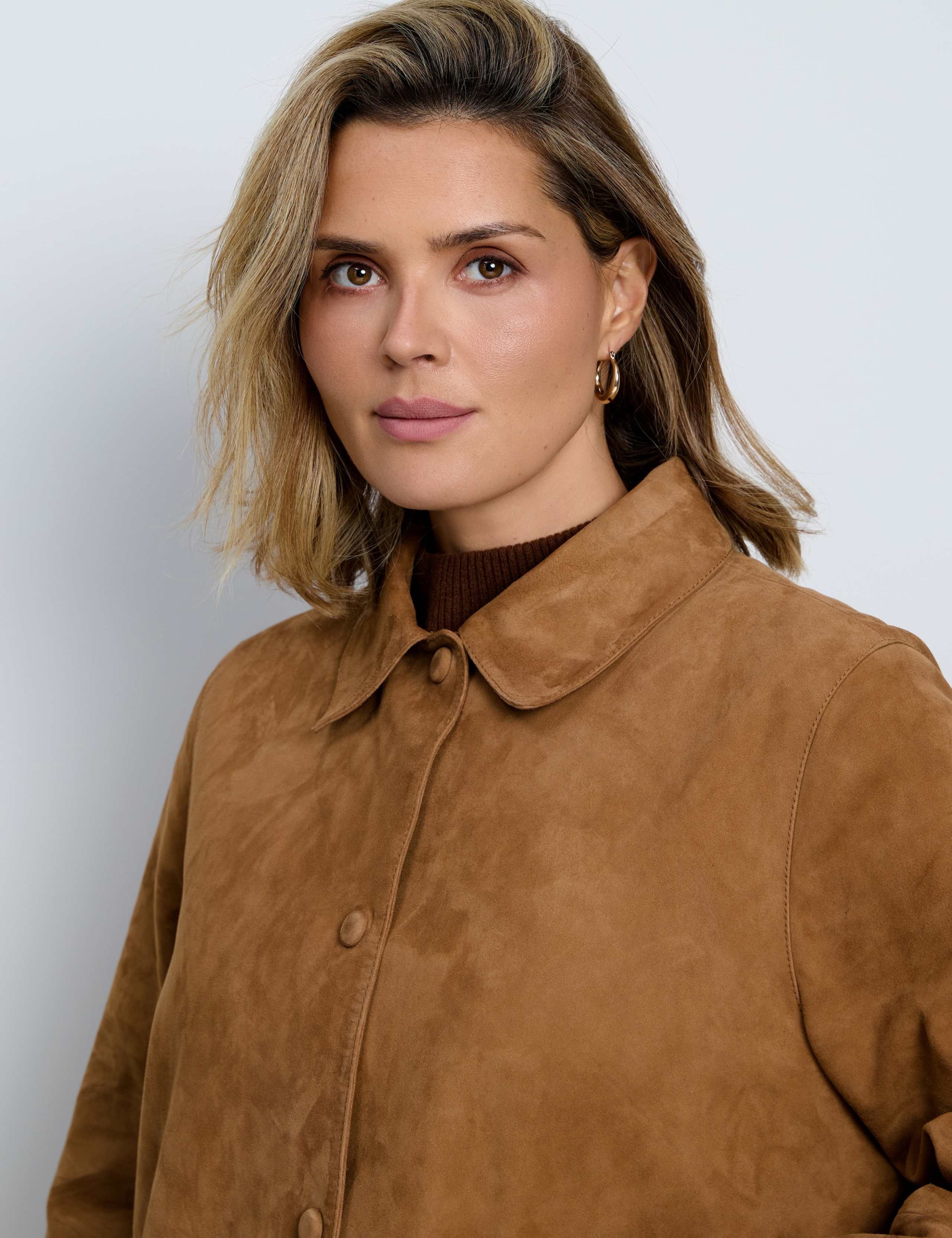 Suede Collared Biker Jacket 4 of 7