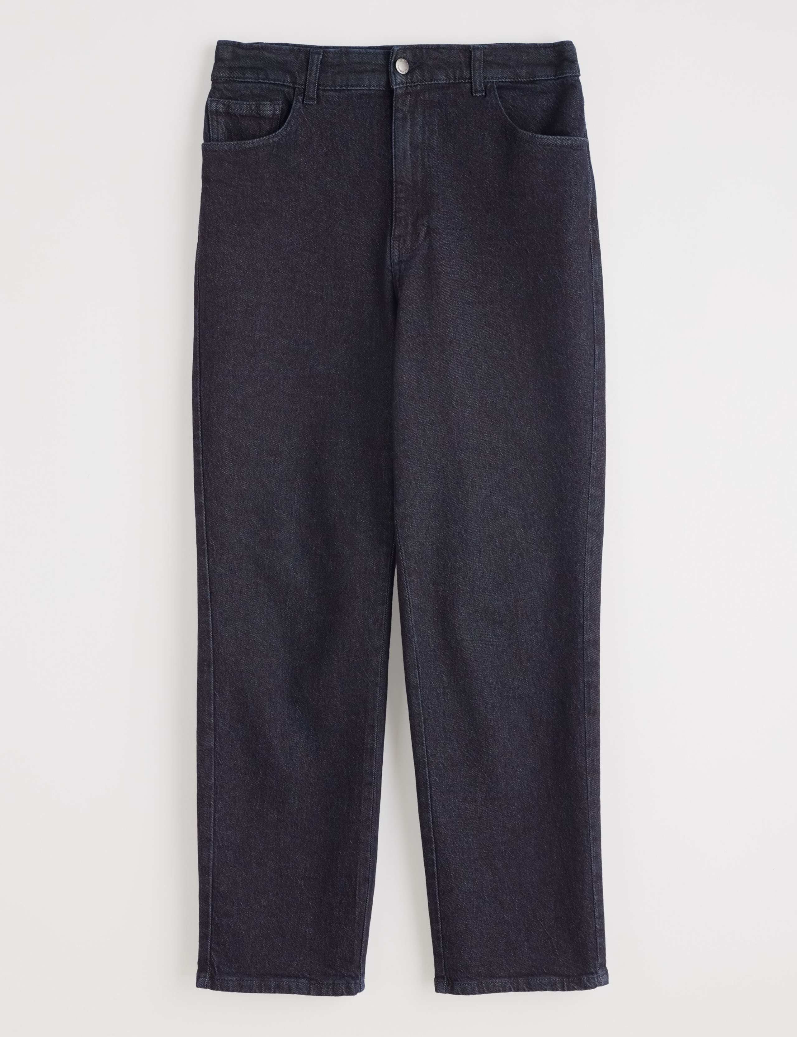 Mid Rise Straight Leg Ankle Grazer Jeans 2 of 5