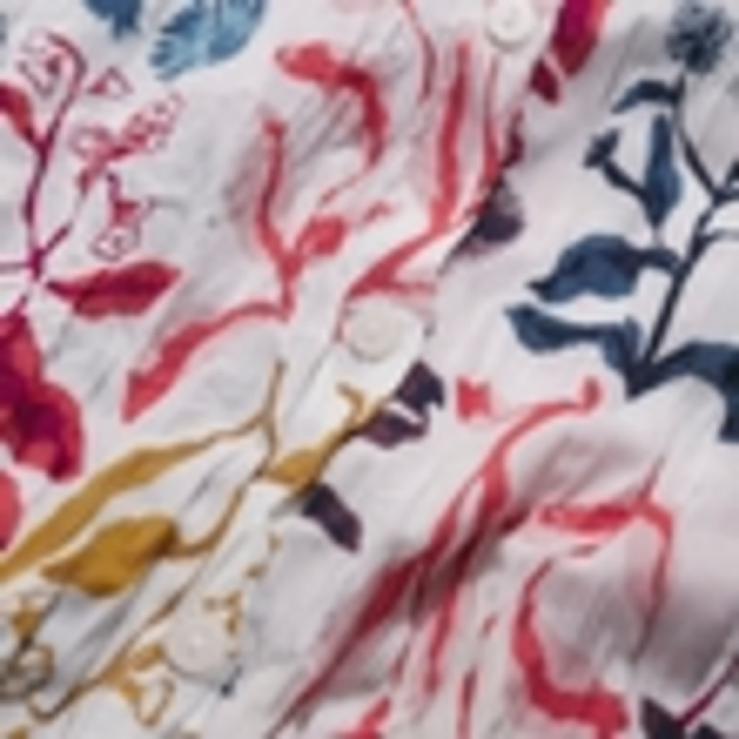 Pure Cotton Floral Collared Shirt 5 of 5