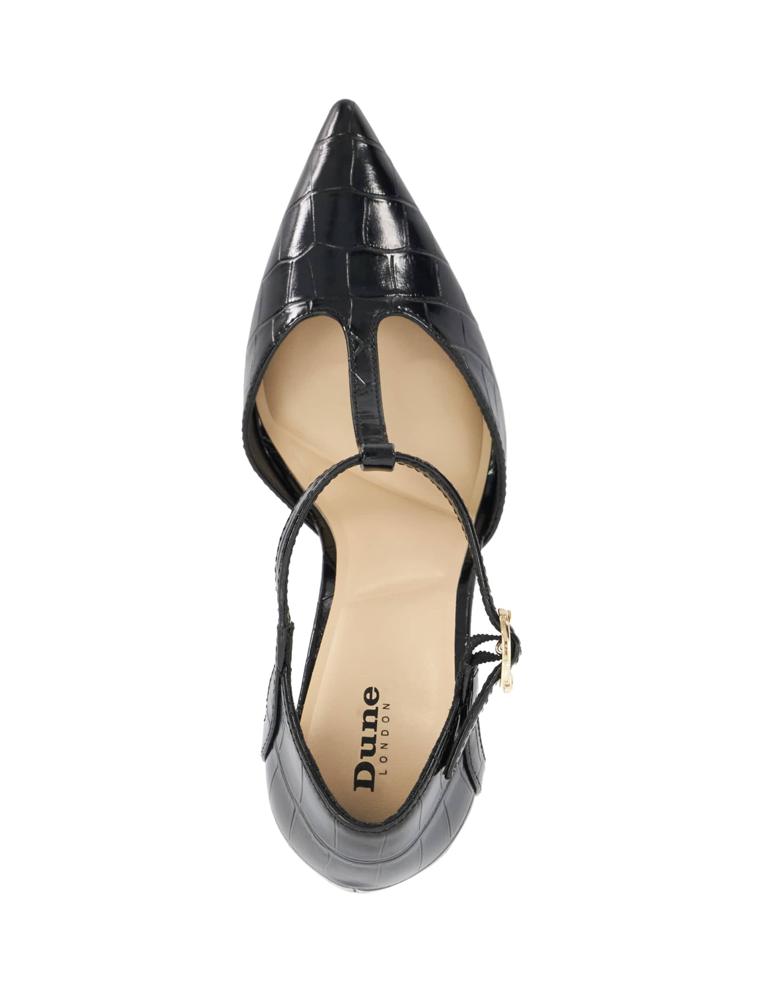 T Bar Ankle Strap Stiletto Heel Court Shoes 2 of 5