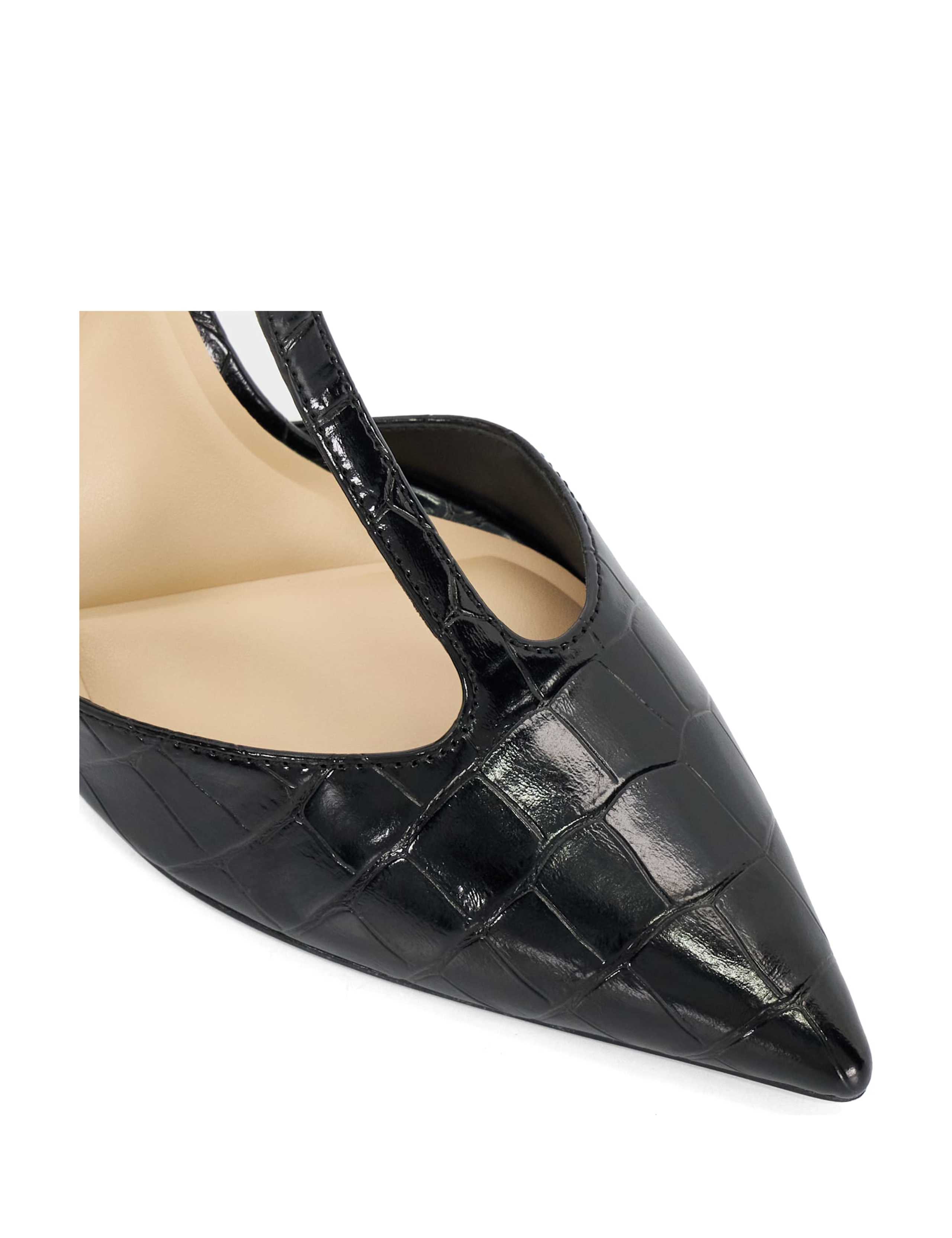 T Bar Ankle Strap Stiletto Heel Court Shoes 5 of 5