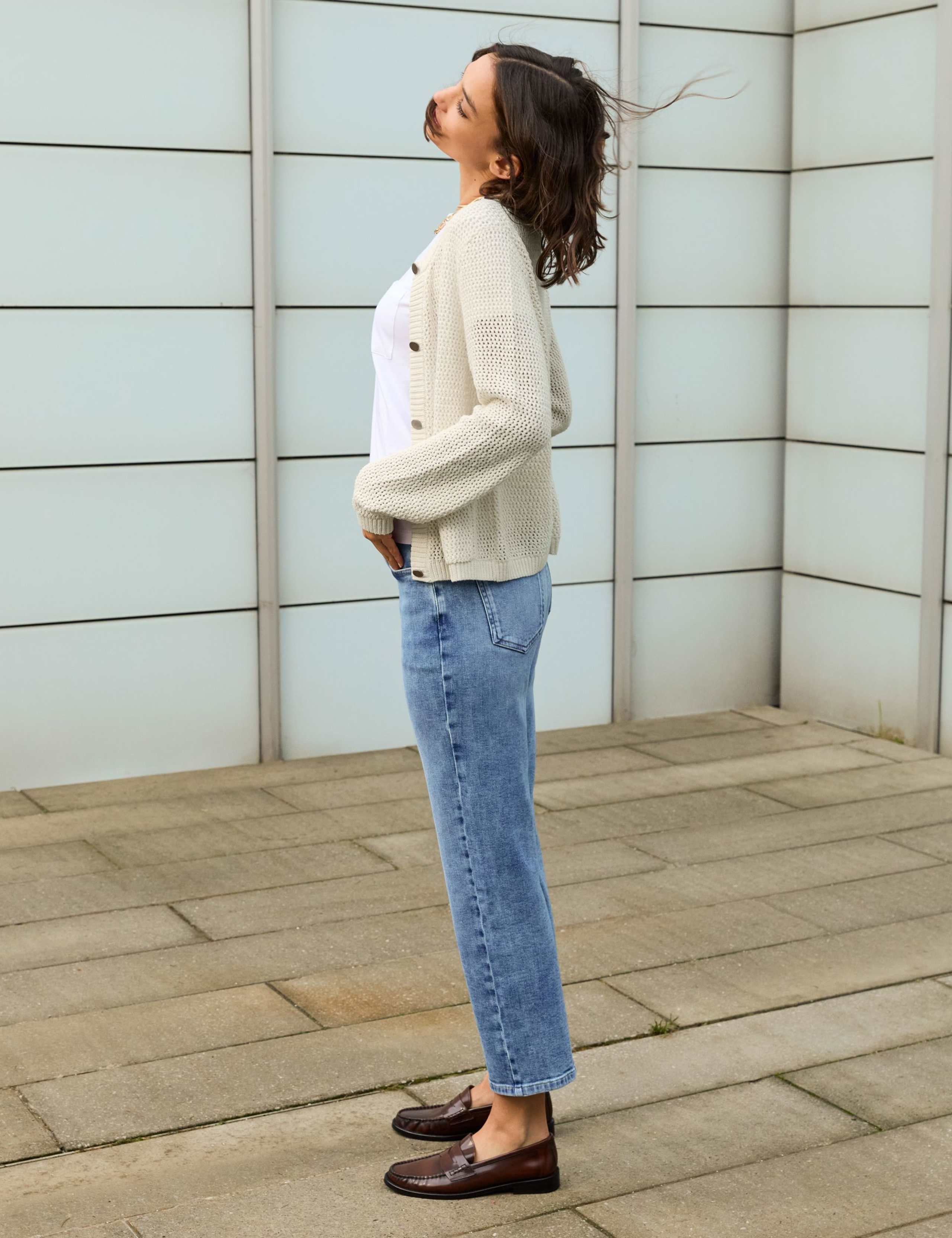 High Waisted Straight Leg Jeans 3 of 4