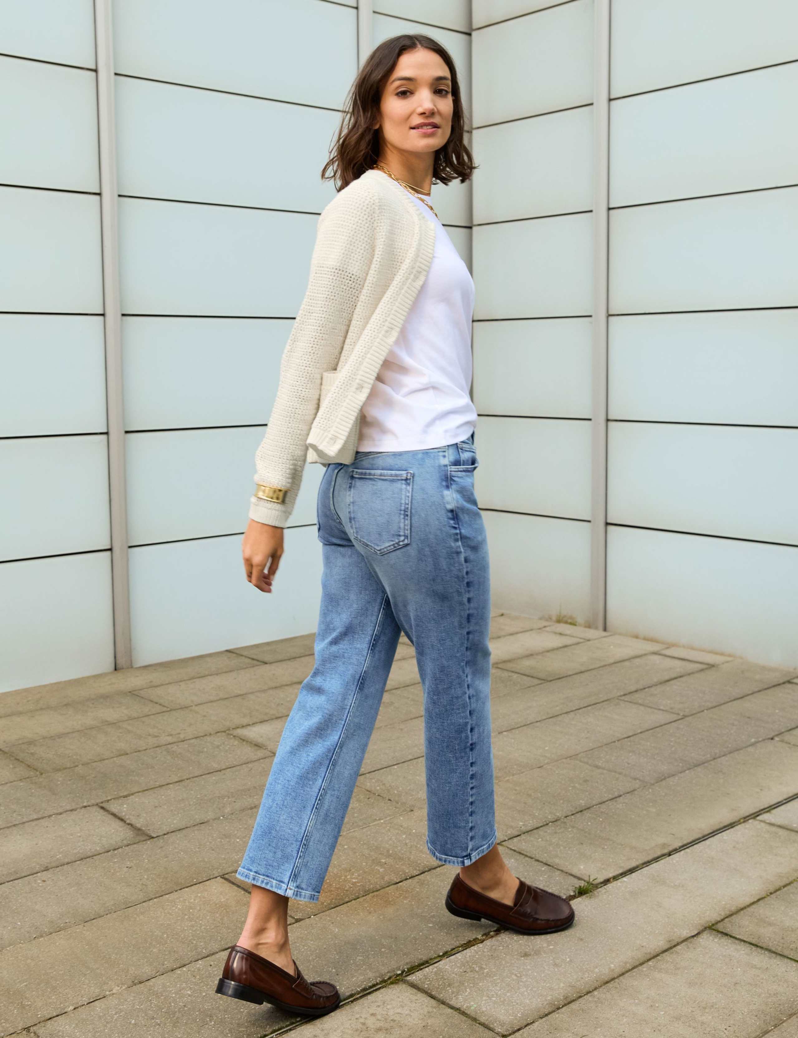 High Waisted Straight Leg Jeans 4 of 4