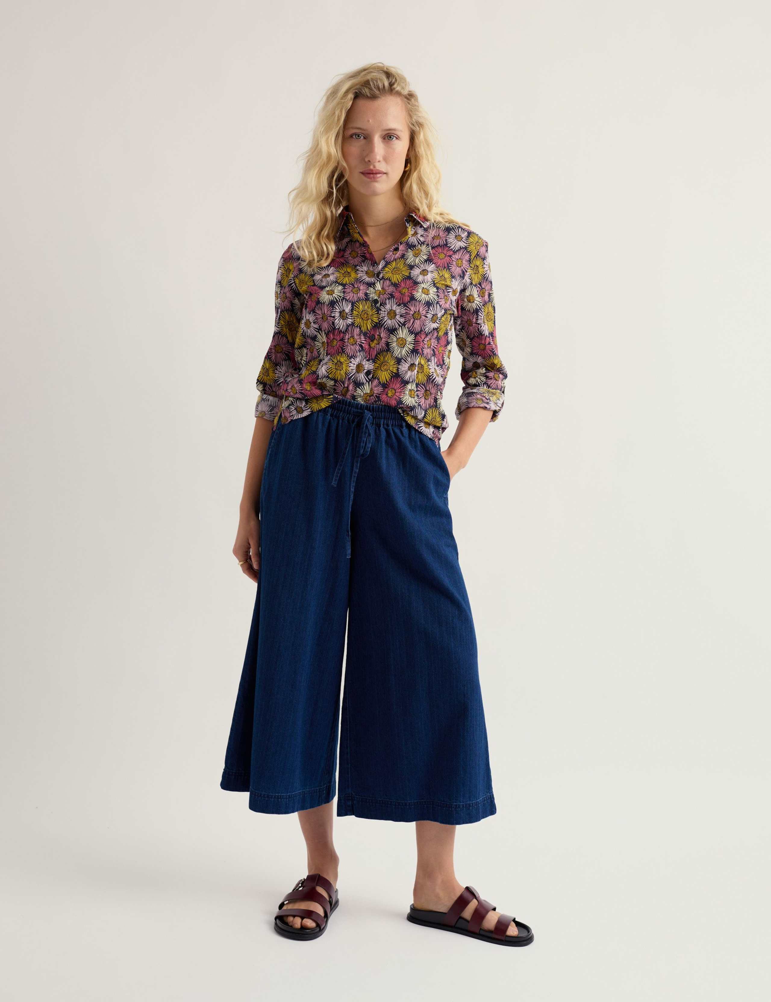 Pure Cotton Floral Collared Shirt 1 of 6