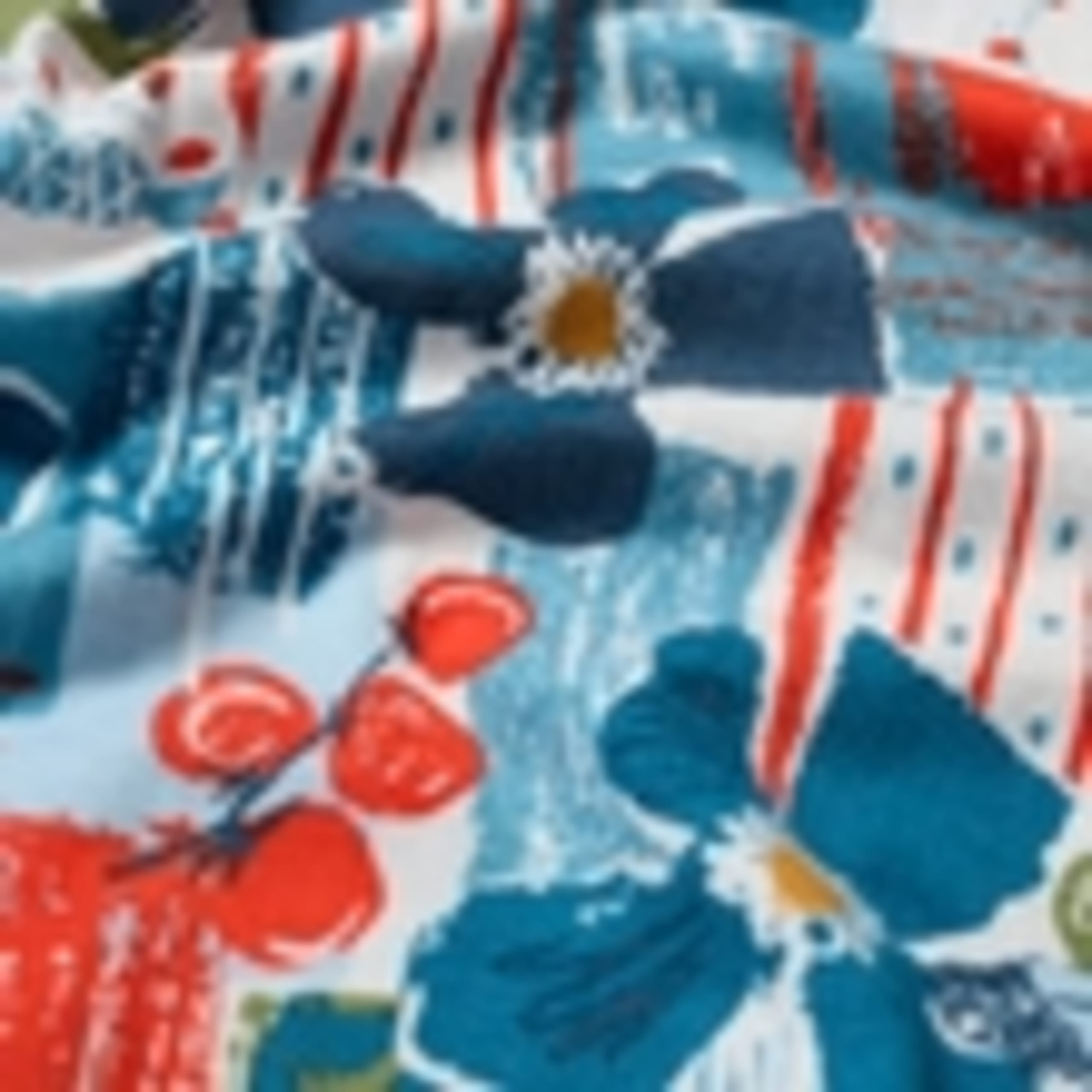 Cotton Rich Floral V-Neck Tunic 5 of 5