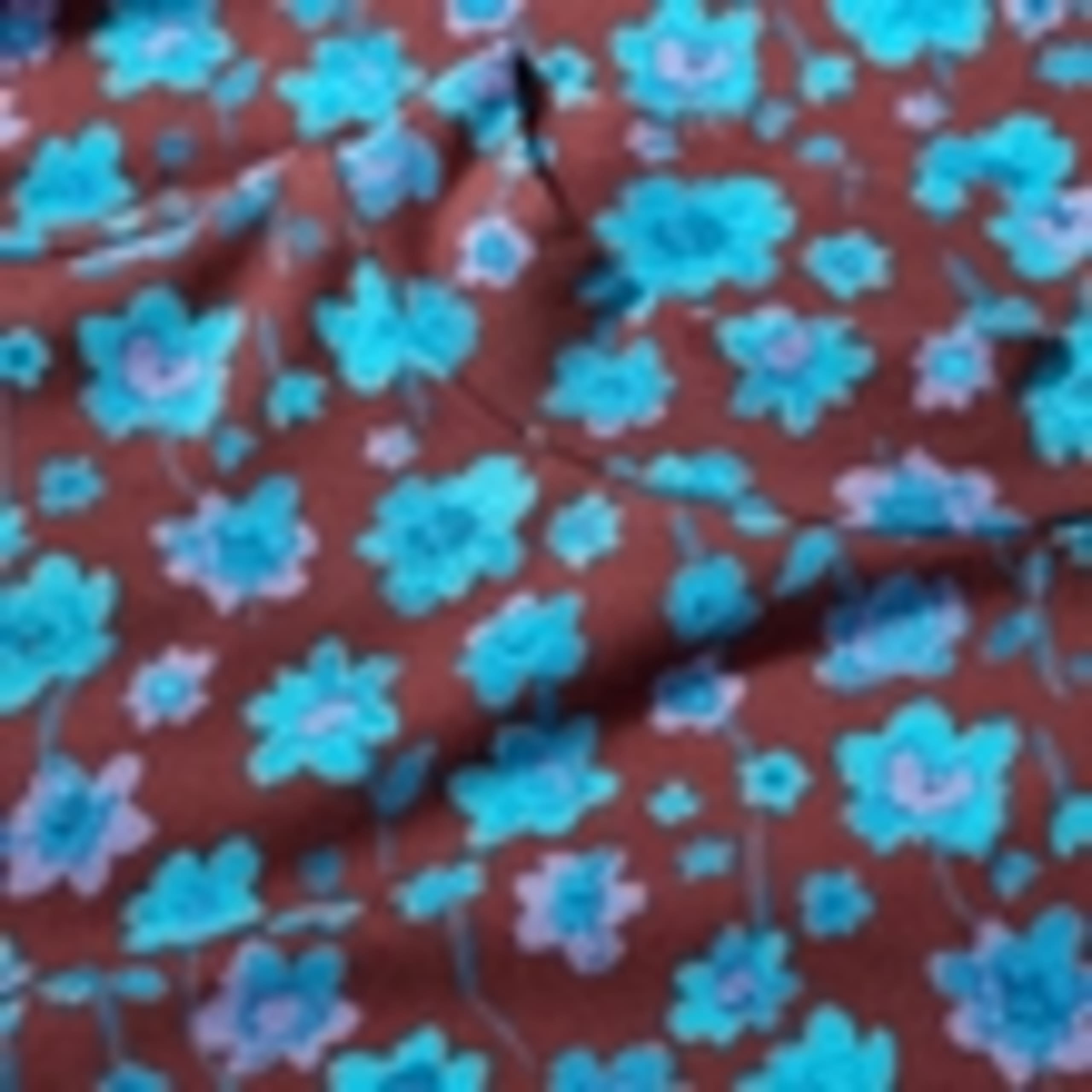 Cotton Rich Floral Midi Skater Dress 5 of 5