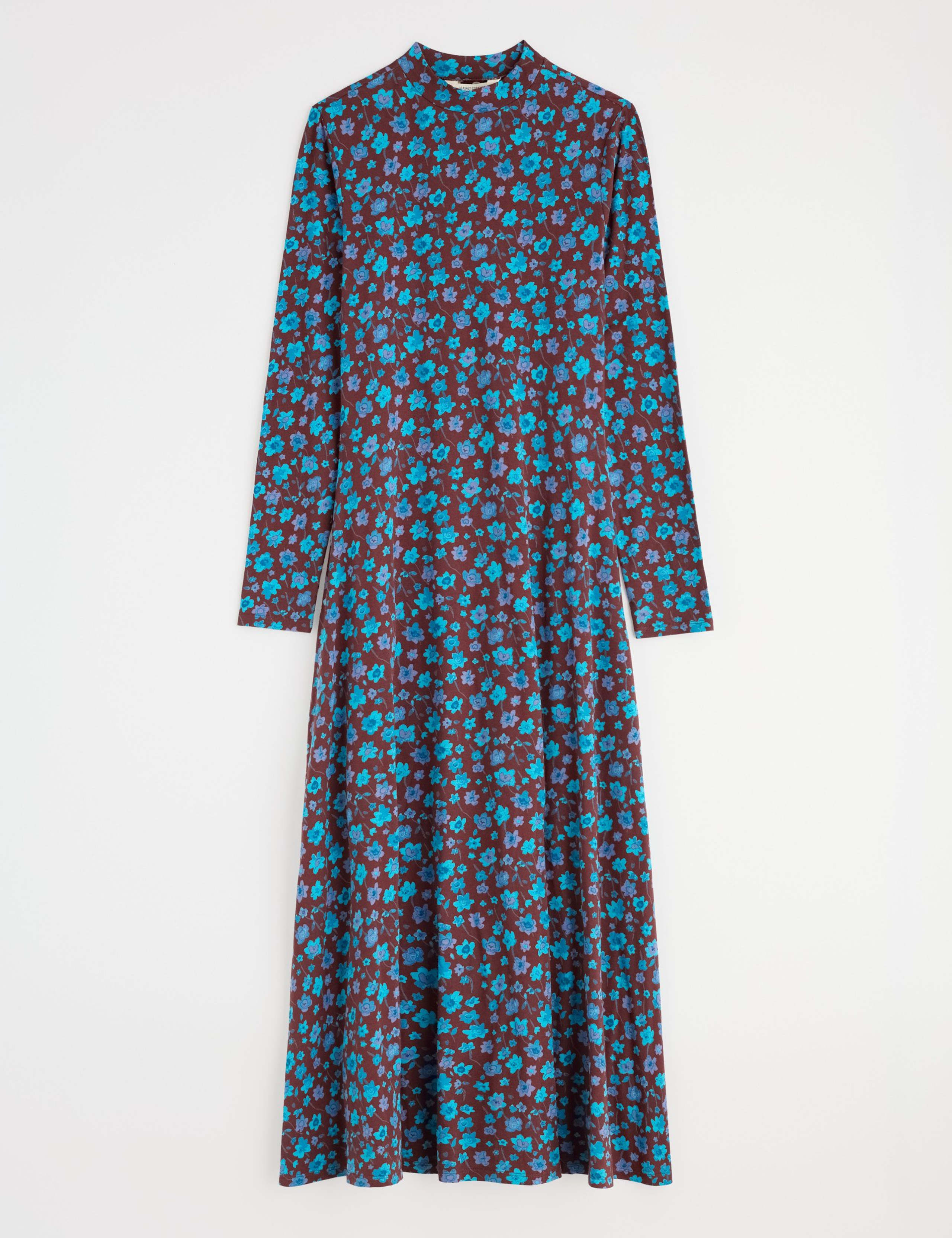 Cotton Rich Floral Midi Skater Dress 2 of 5