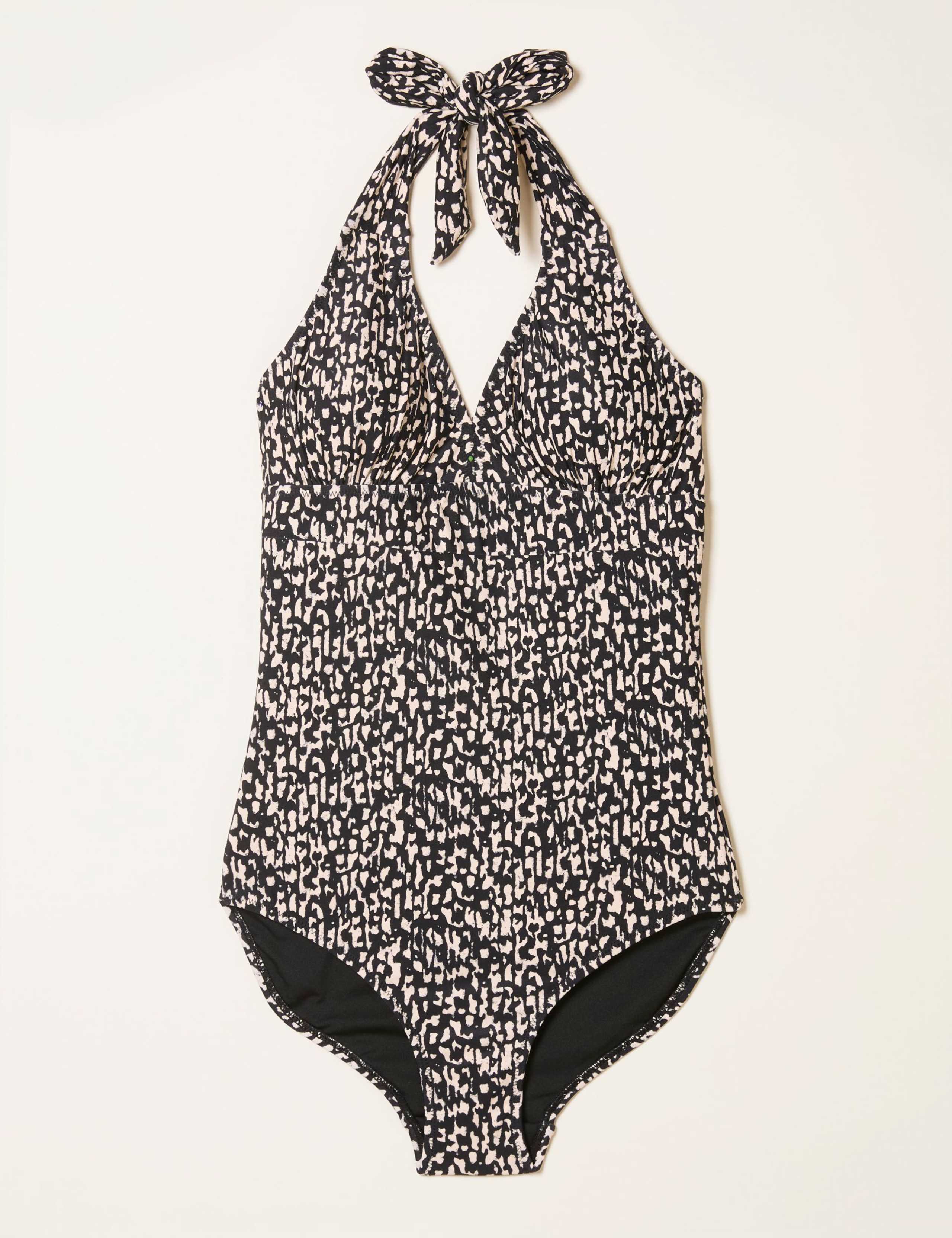 Animal Print Wired Halterneck Swimsuit 2 of 6