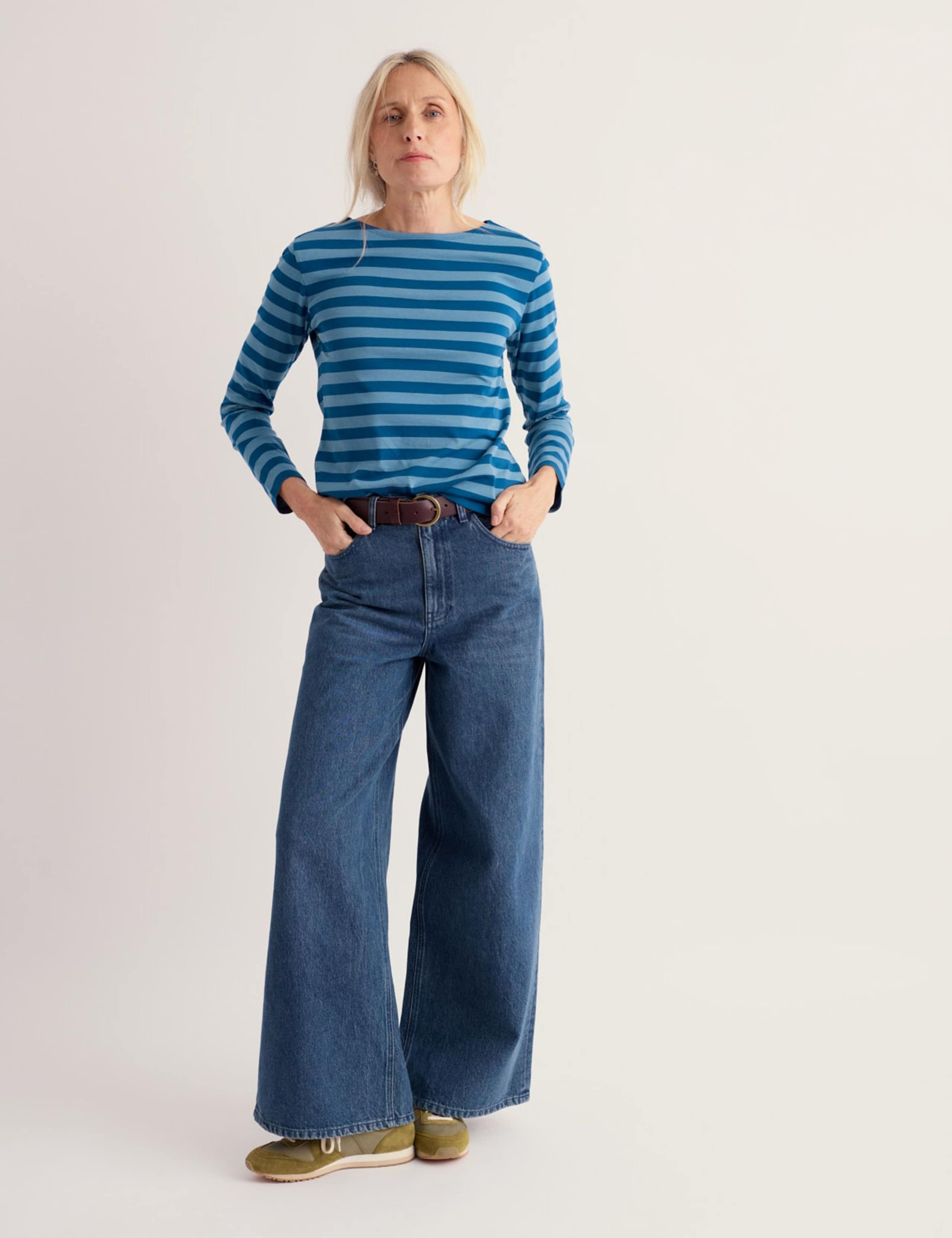 Pure Cotton Striped Top 1 of 5