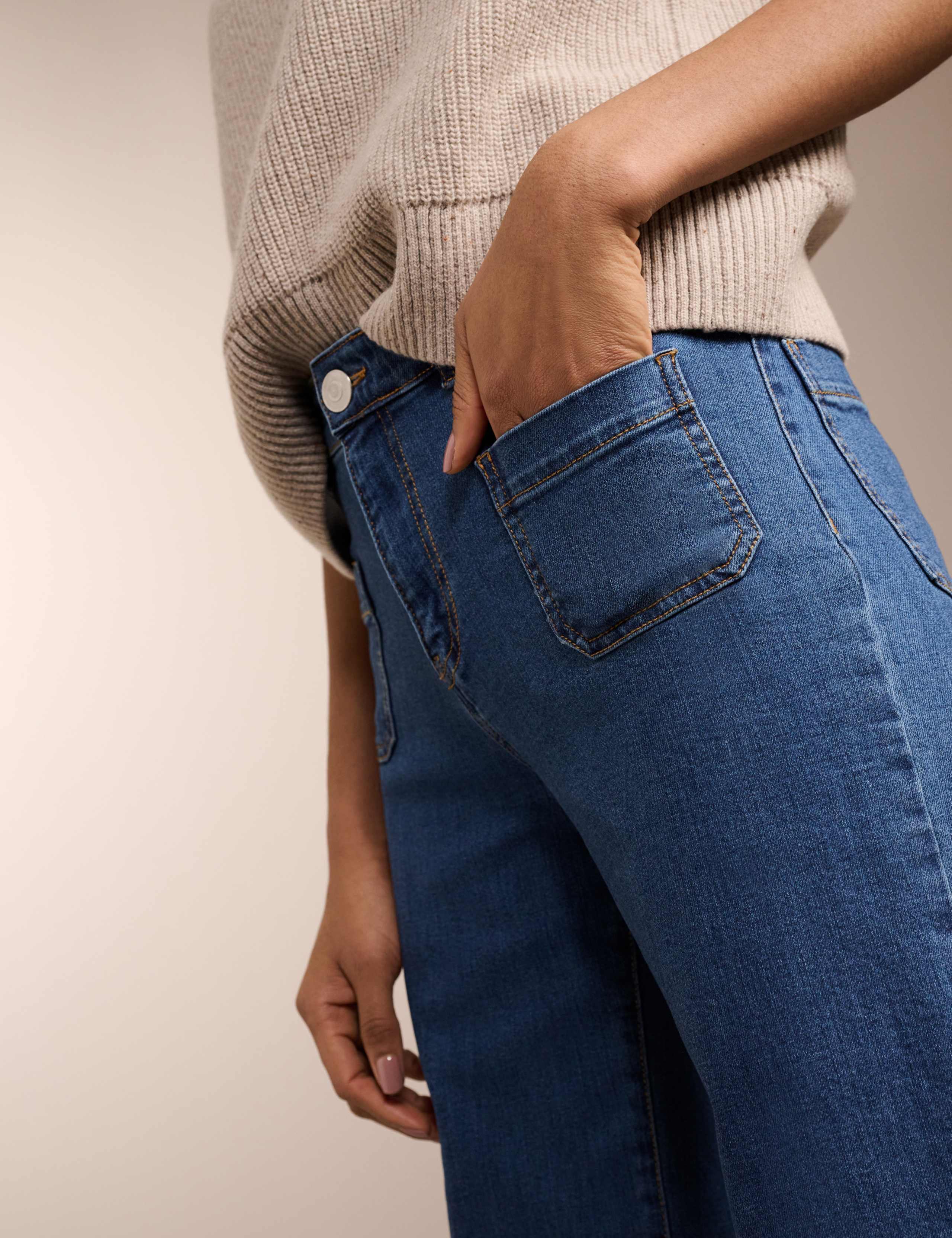 High Waisted Wide Leg Jeans 3 of 4
