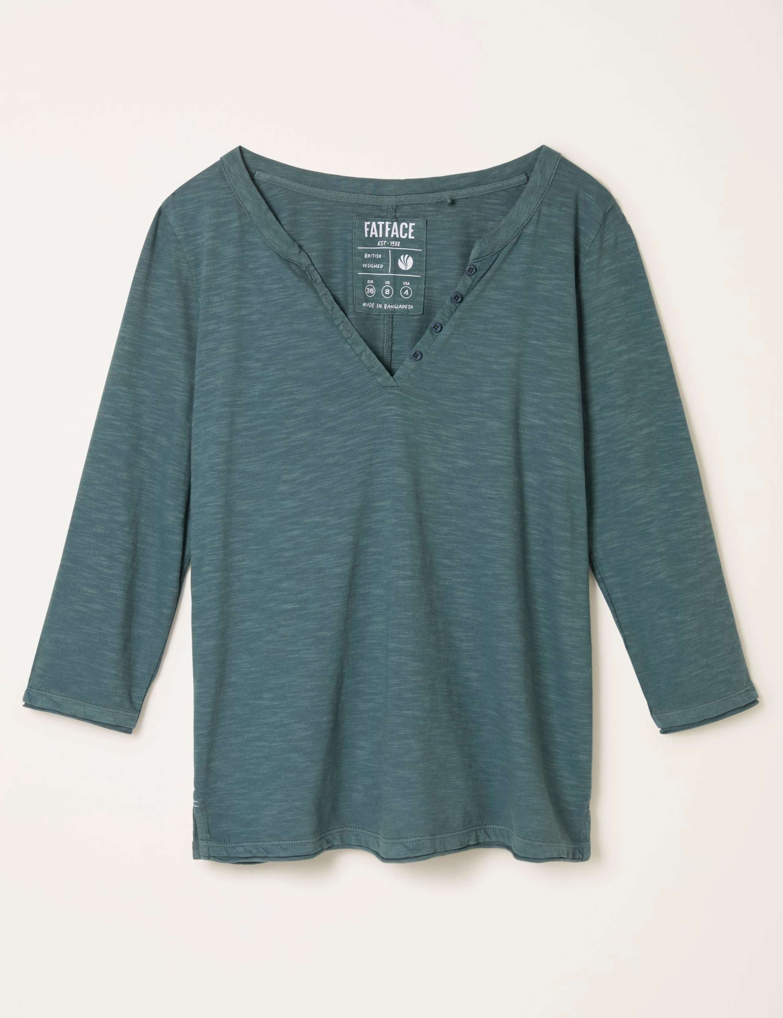 Pure Cotton V-Neck Top 2 of 5