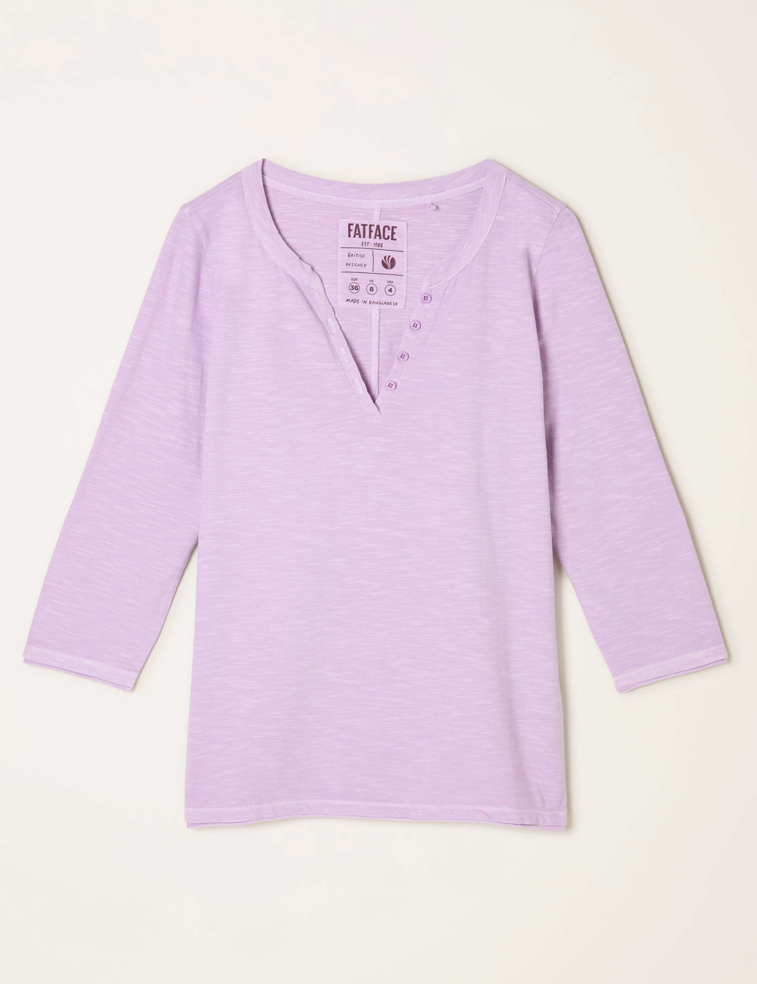 Pure Cotton V-Neck Top 2 of 5