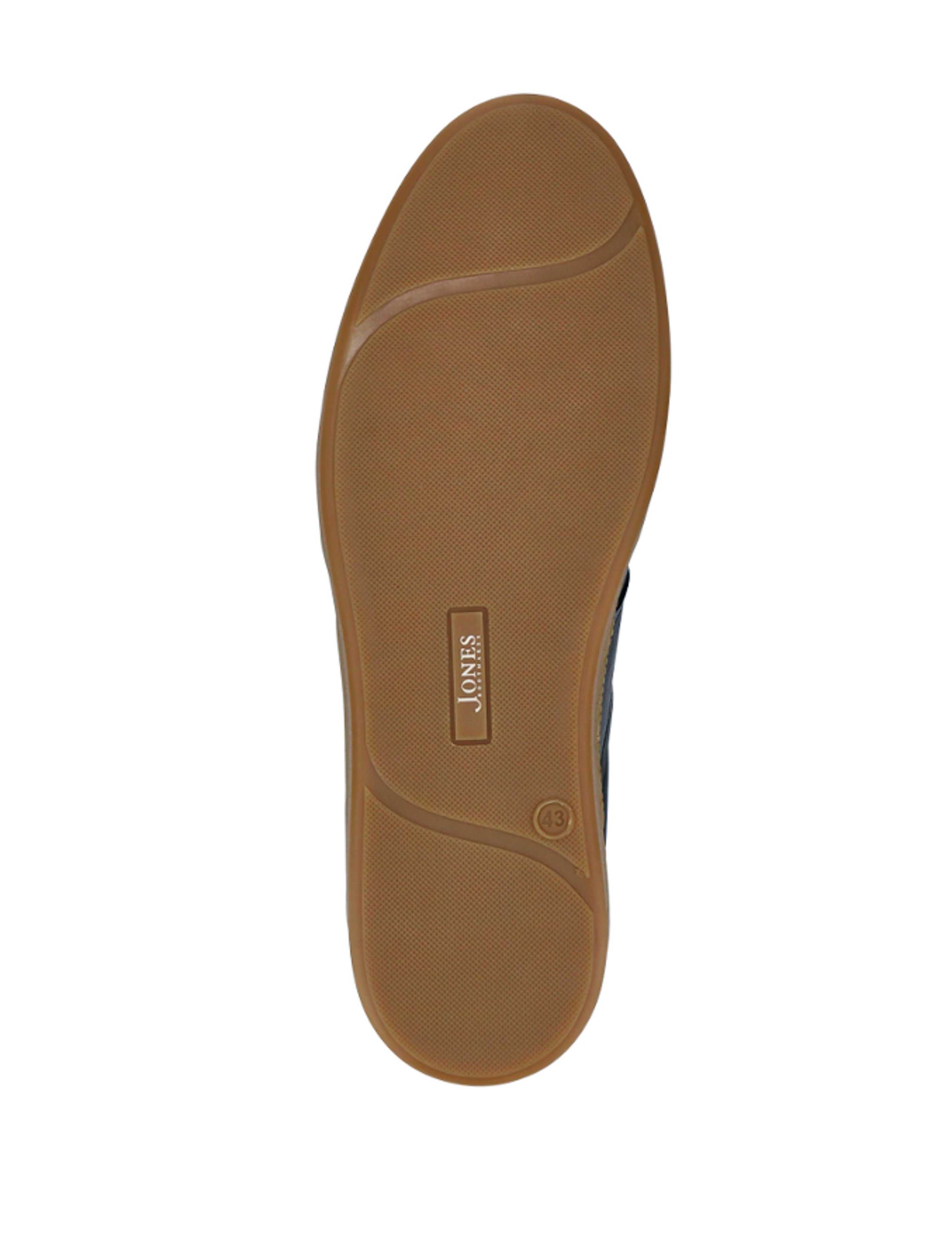 Leather Mixed Texture Lace Up Trainers 7 of 7