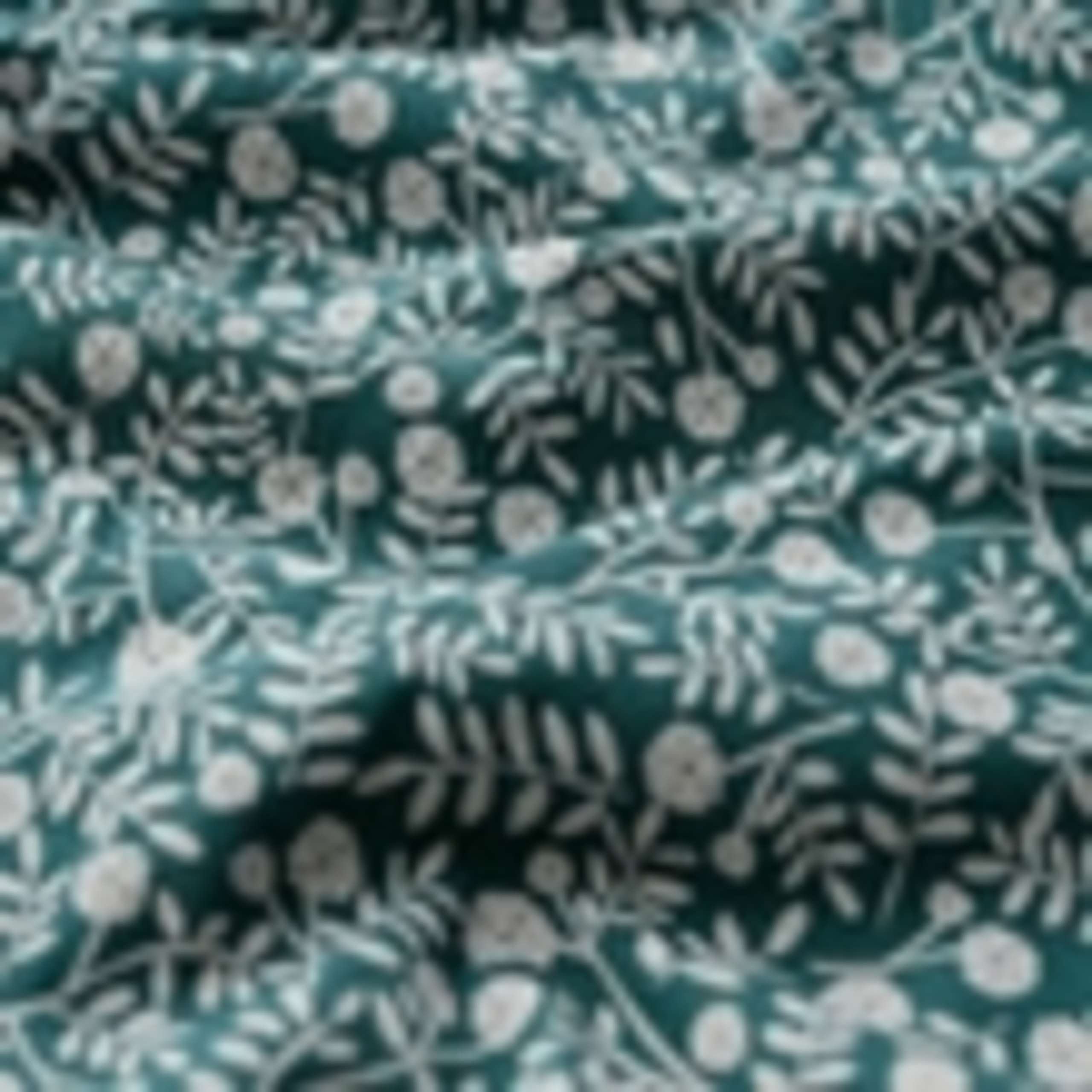 Cotton Rich Floral Midi A-Line Skirt 5 of 5