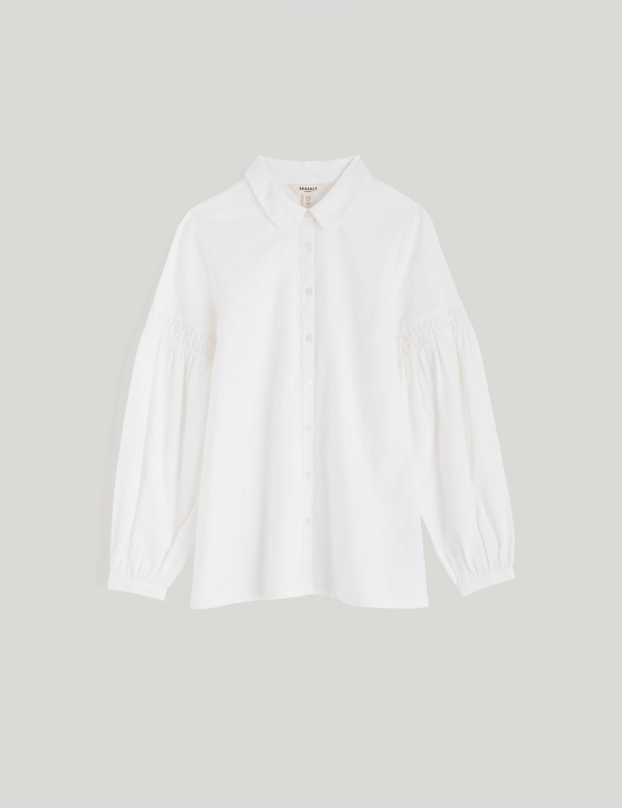 Pure Cotton Blouson Sleeve Relaxed Shirt 2 of 5