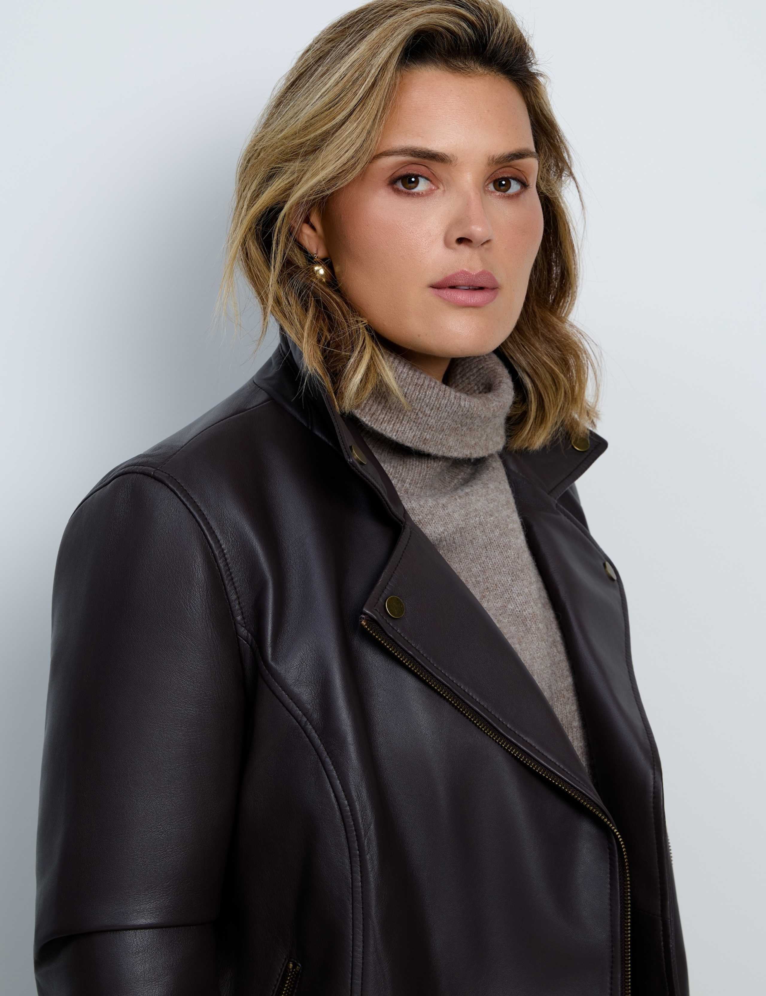 Leather Biker Jacket 4 of 4
