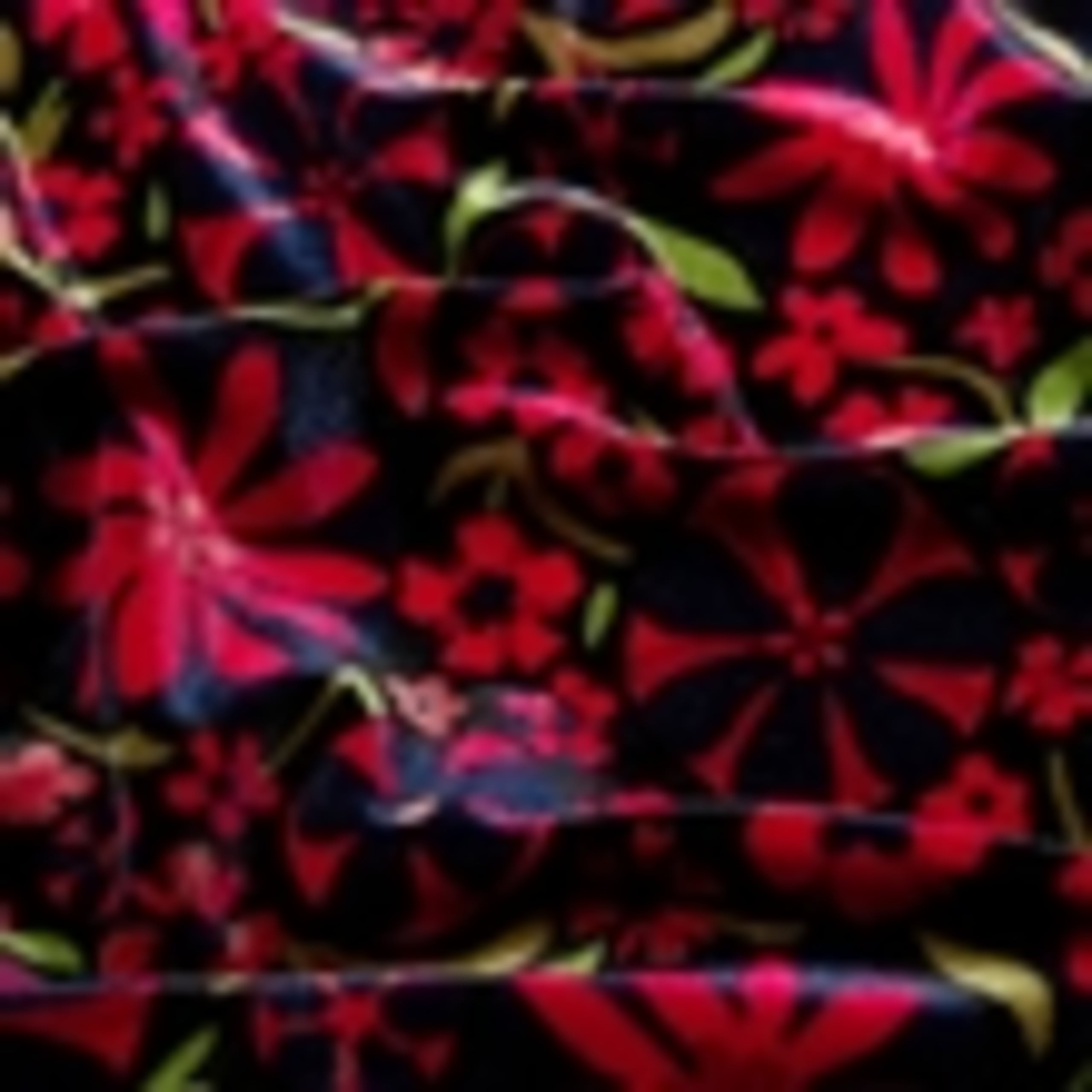 Cord Floral Knee Length Shift Dress 5 of 5