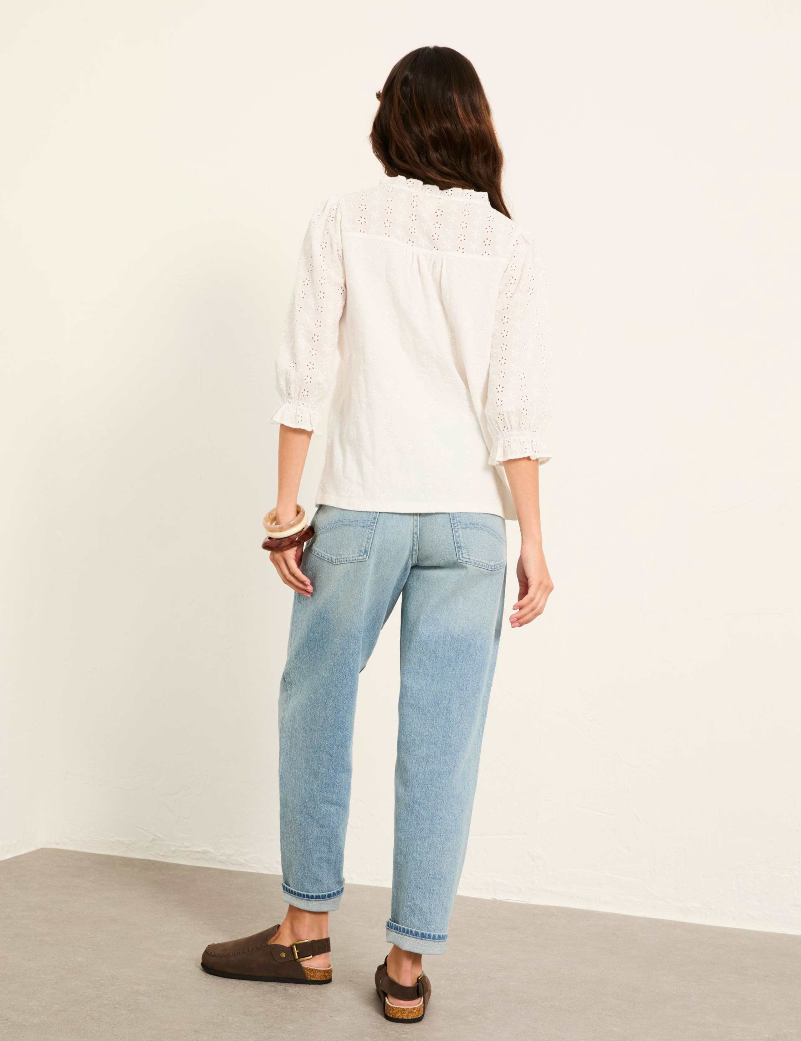 Pure Cotton Broderie Top 4 of 5