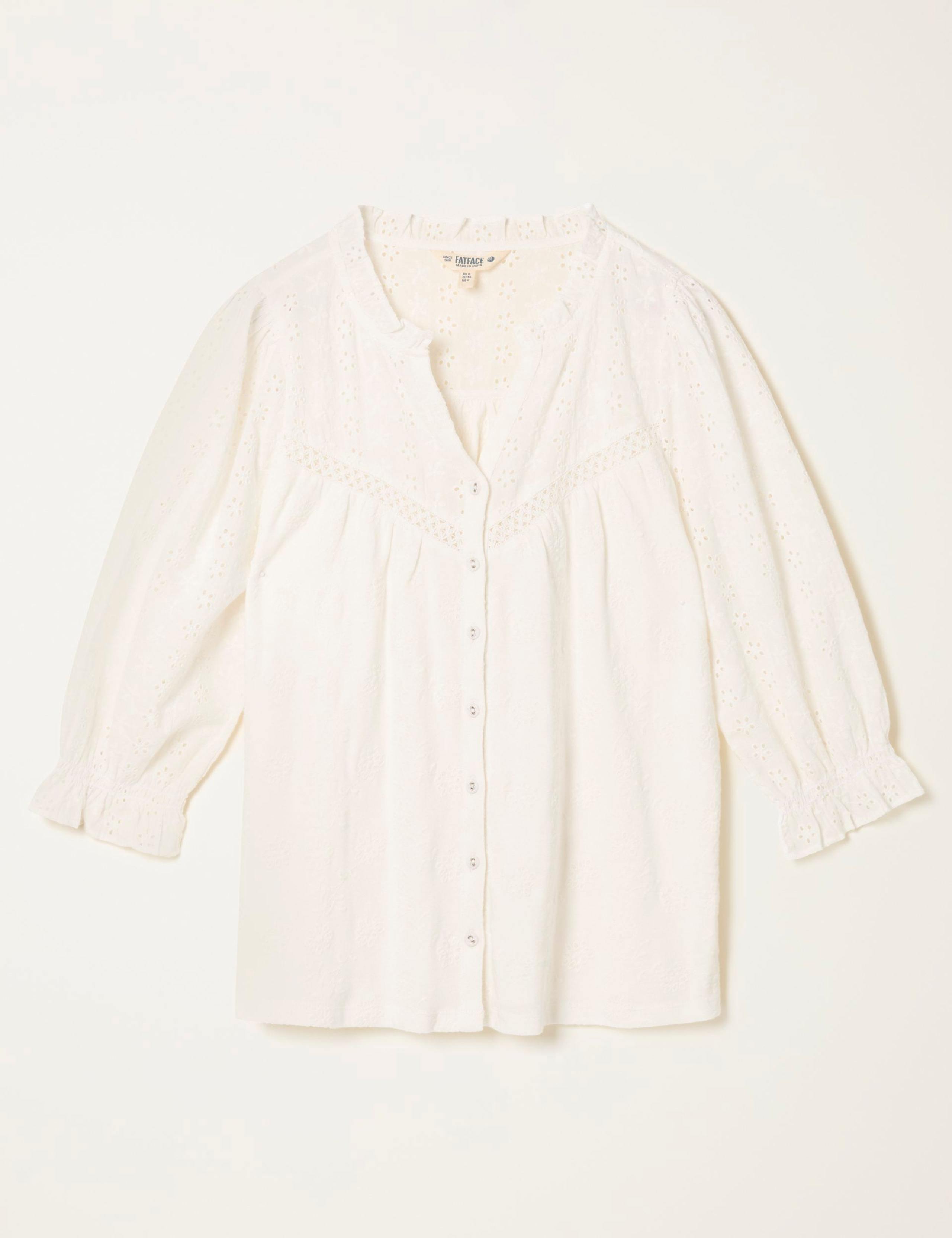 Pure Cotton Broderie Top 2 of 5