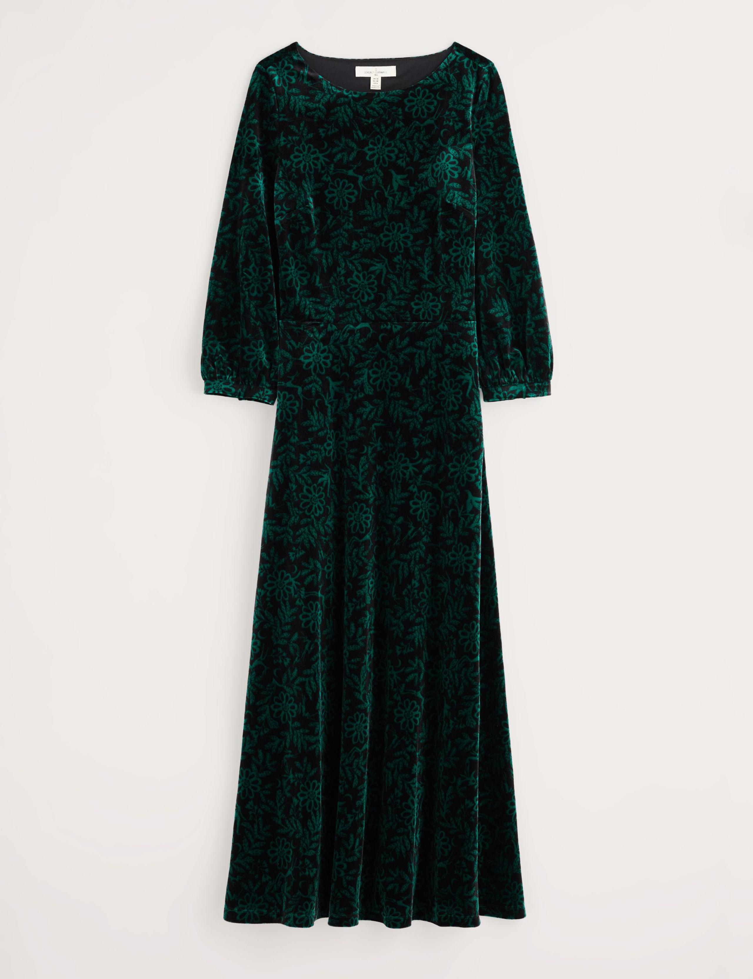 Velvet Midaxi Skater Dress 2 of 5