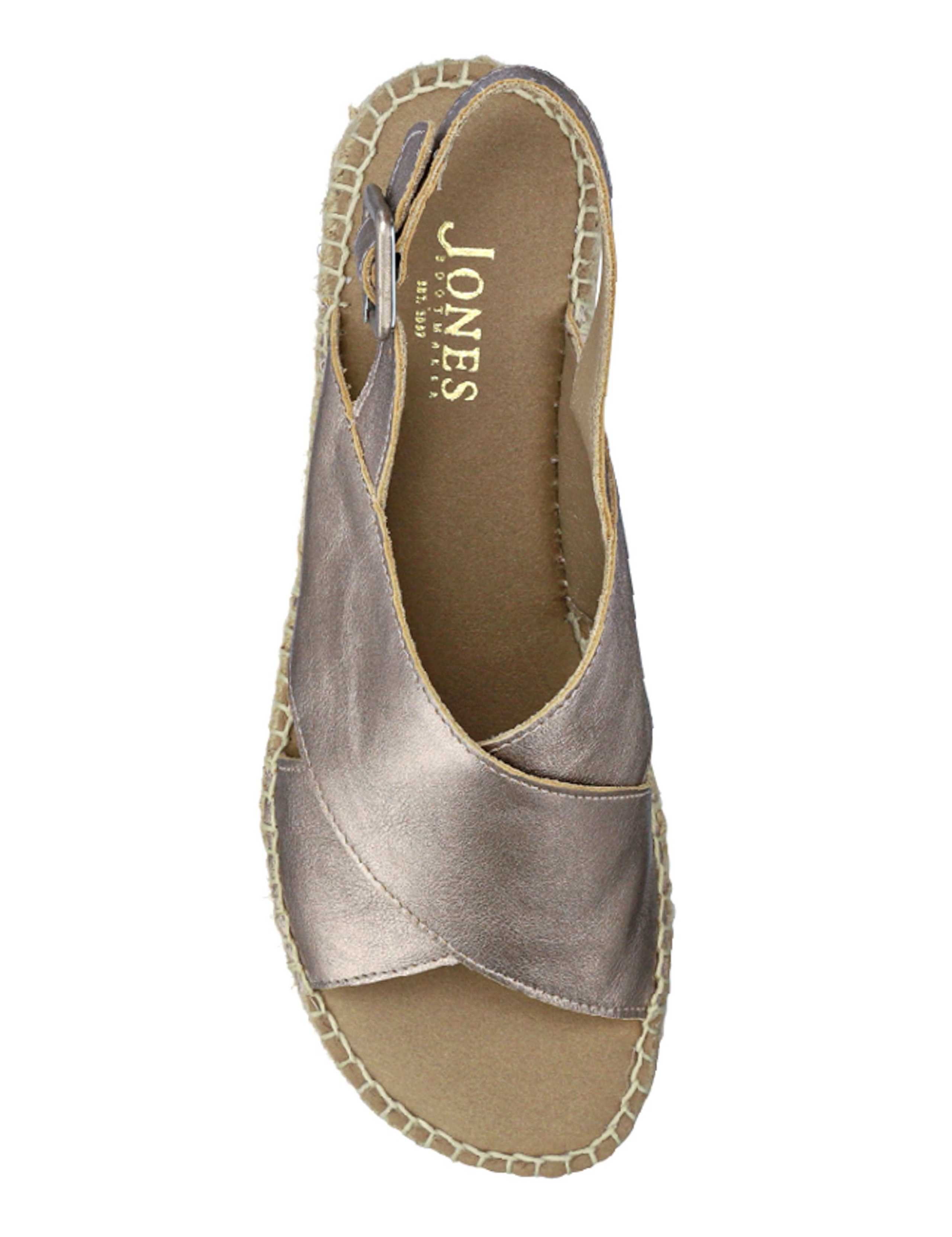 Metallic Leather Wedge Sandals 6 of 7