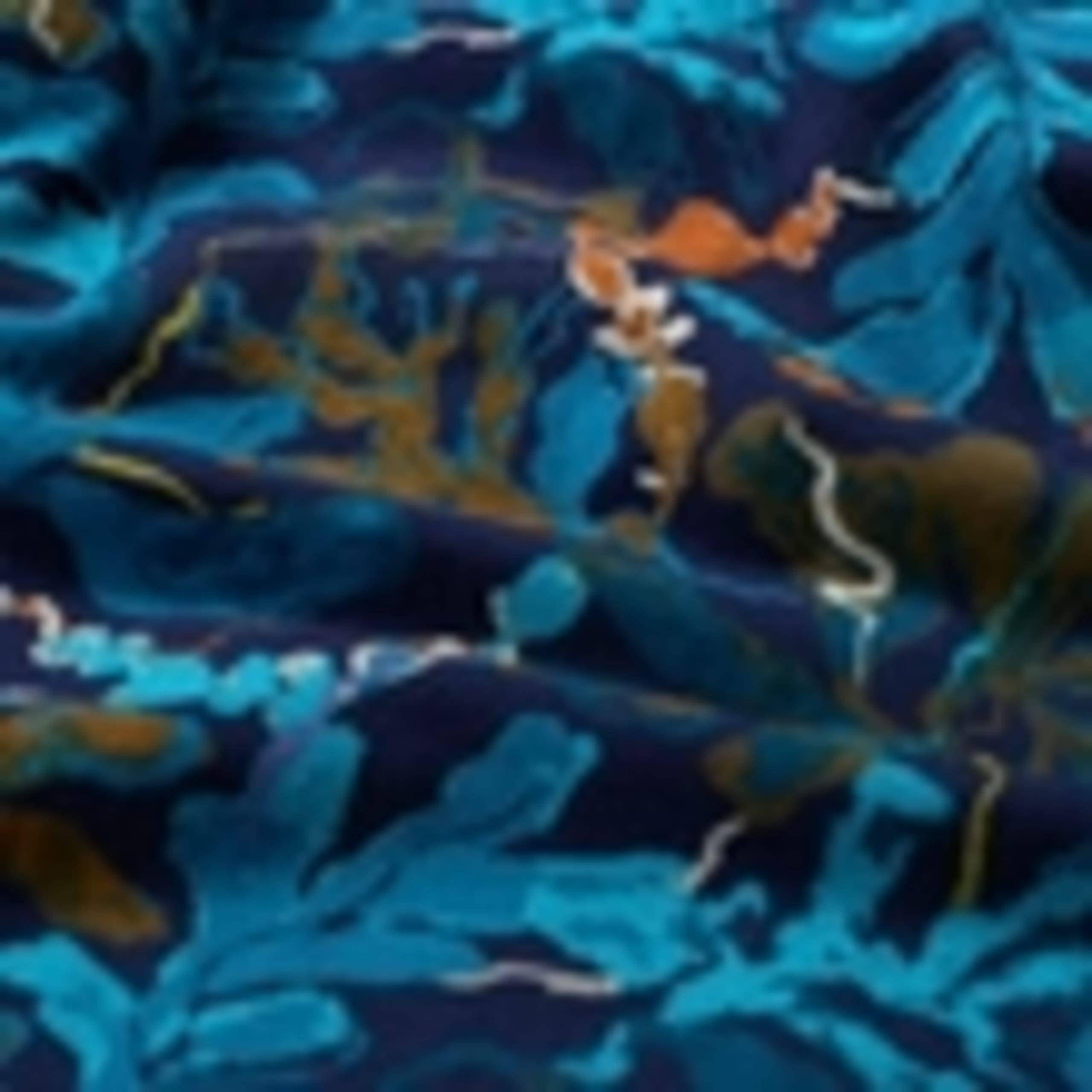 Cotton Rich Printed Midi Skater Dress 5 of 5