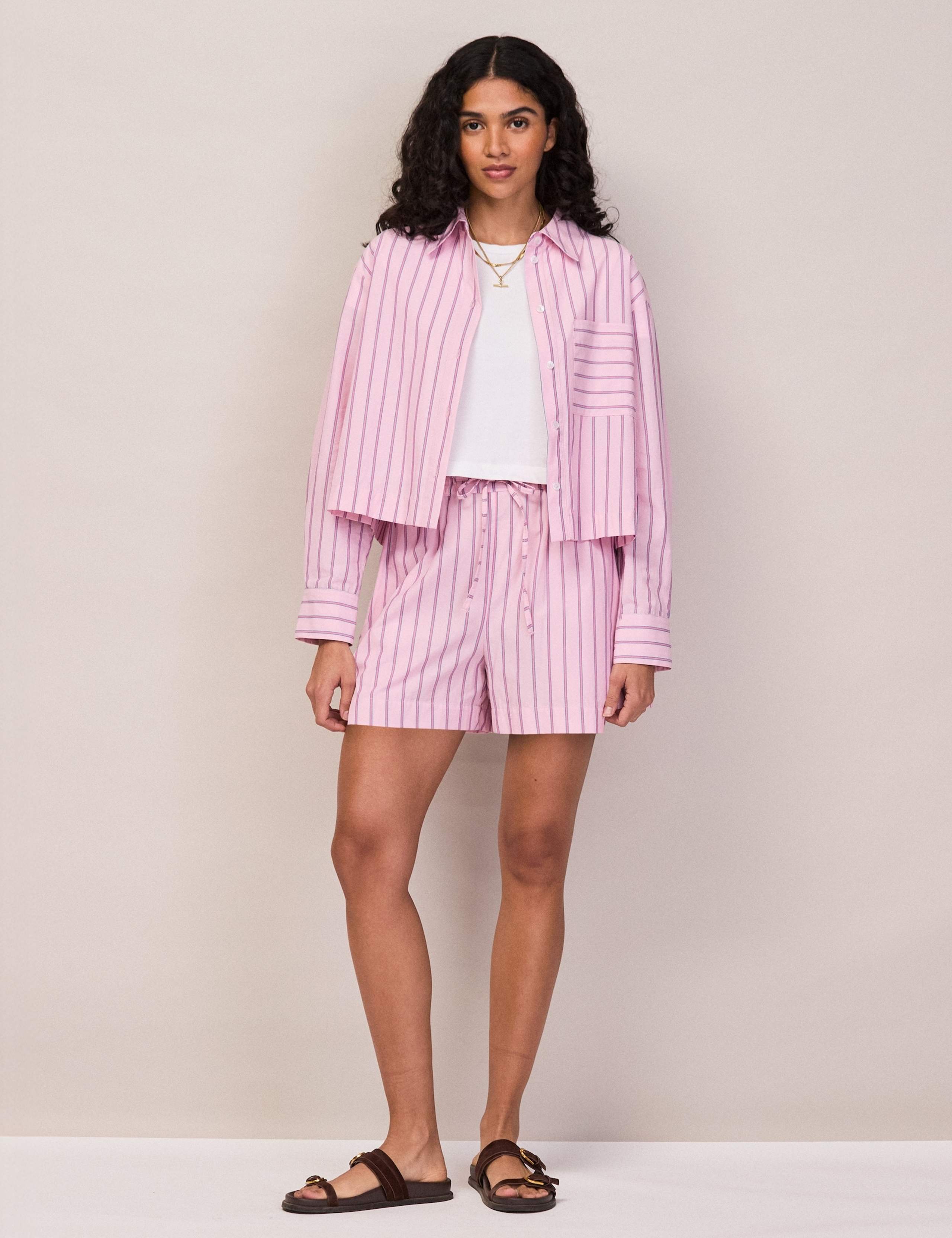 Pure Cotton Striped Shorts 5 of 6