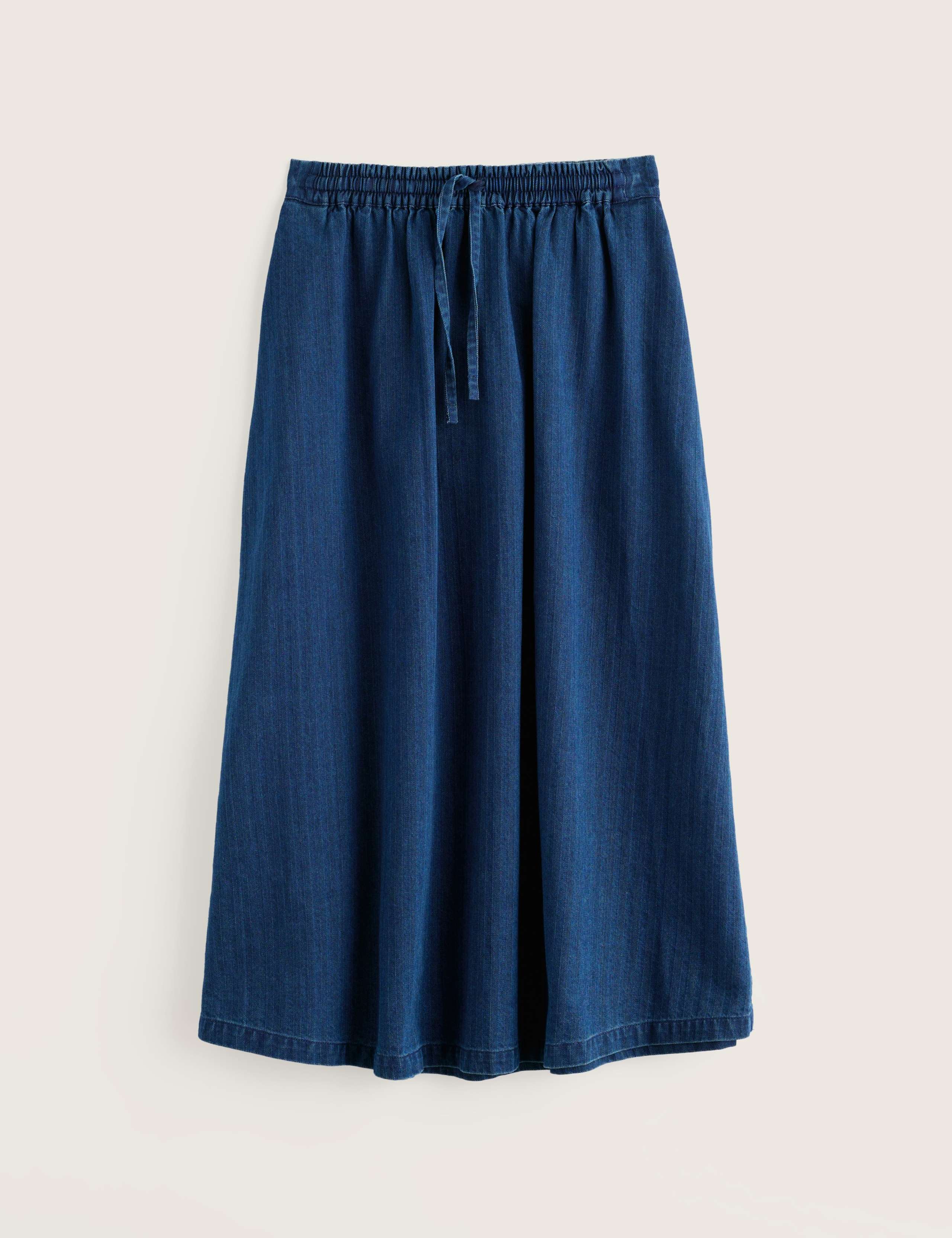 Pure Cotton Midi A-Line Skirt 2 of 5