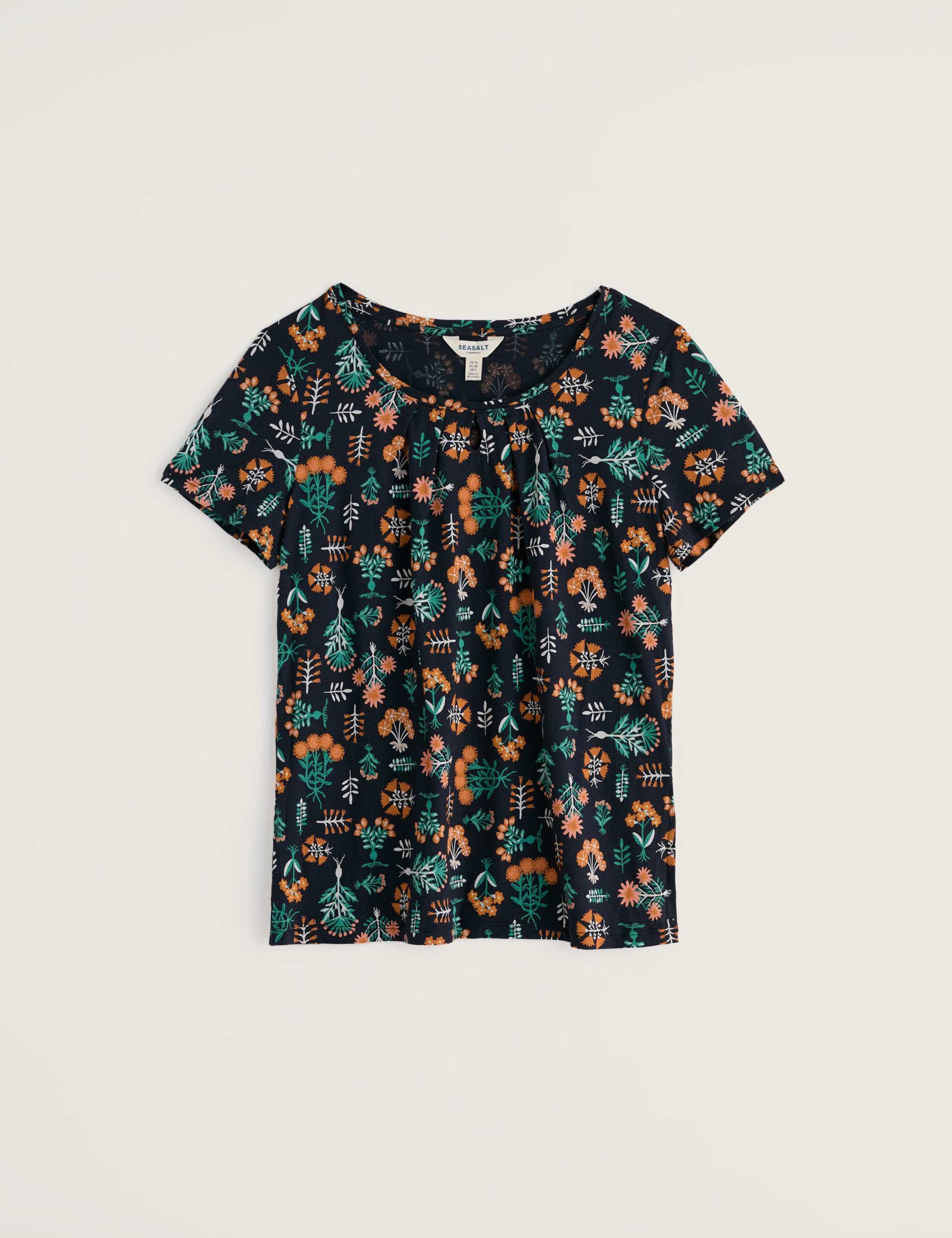Cotton Blend Floral T-Shirt 2 of 5