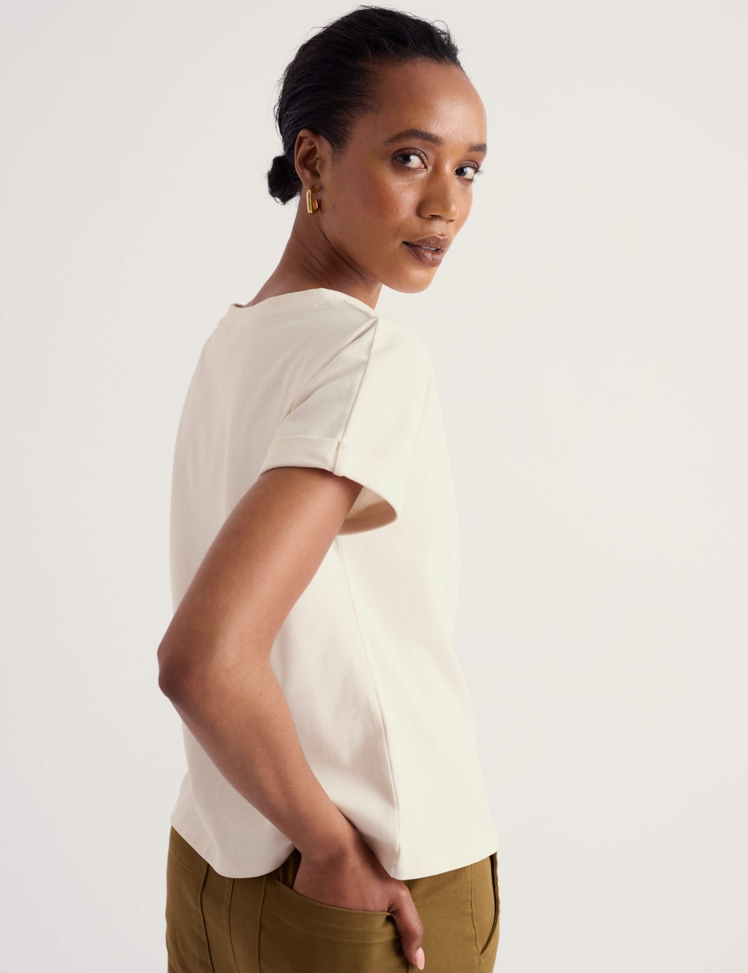 Pure Cotton Relaxed T-Shirt 4 of 5