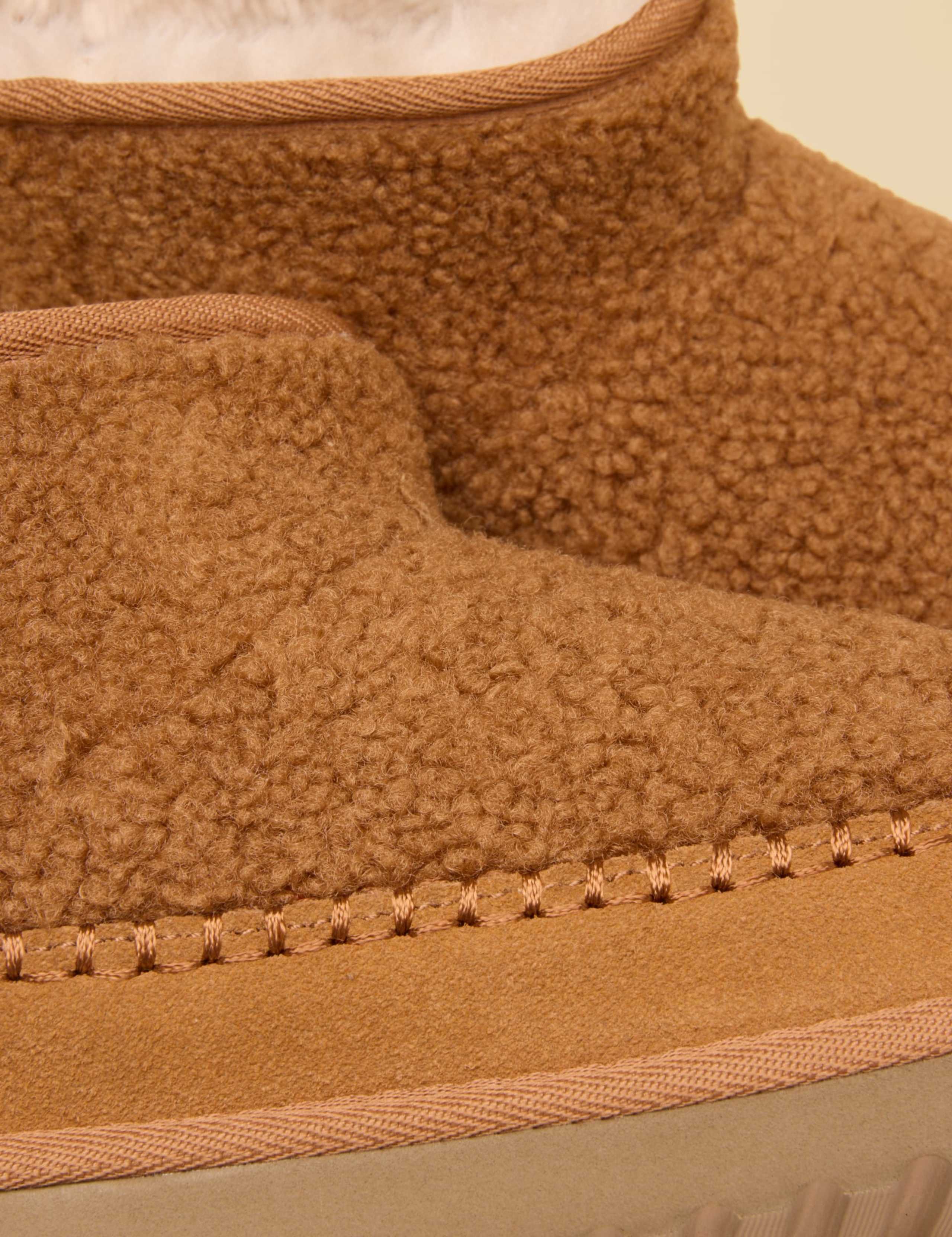 Borg Fleece Lined Slipper Boots 3 of 6