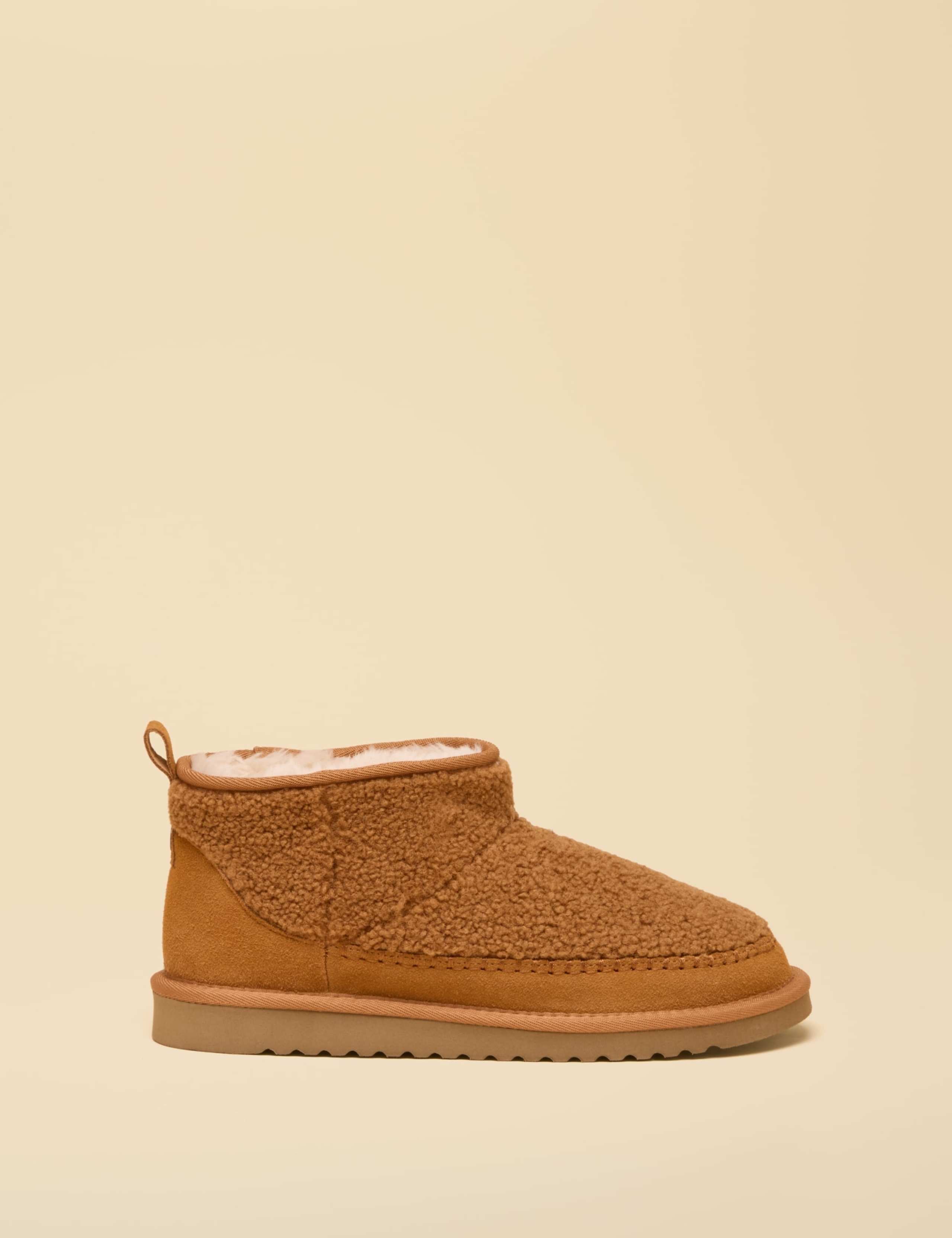 Borg Fleece Lined Slipper Boots 5 of 6