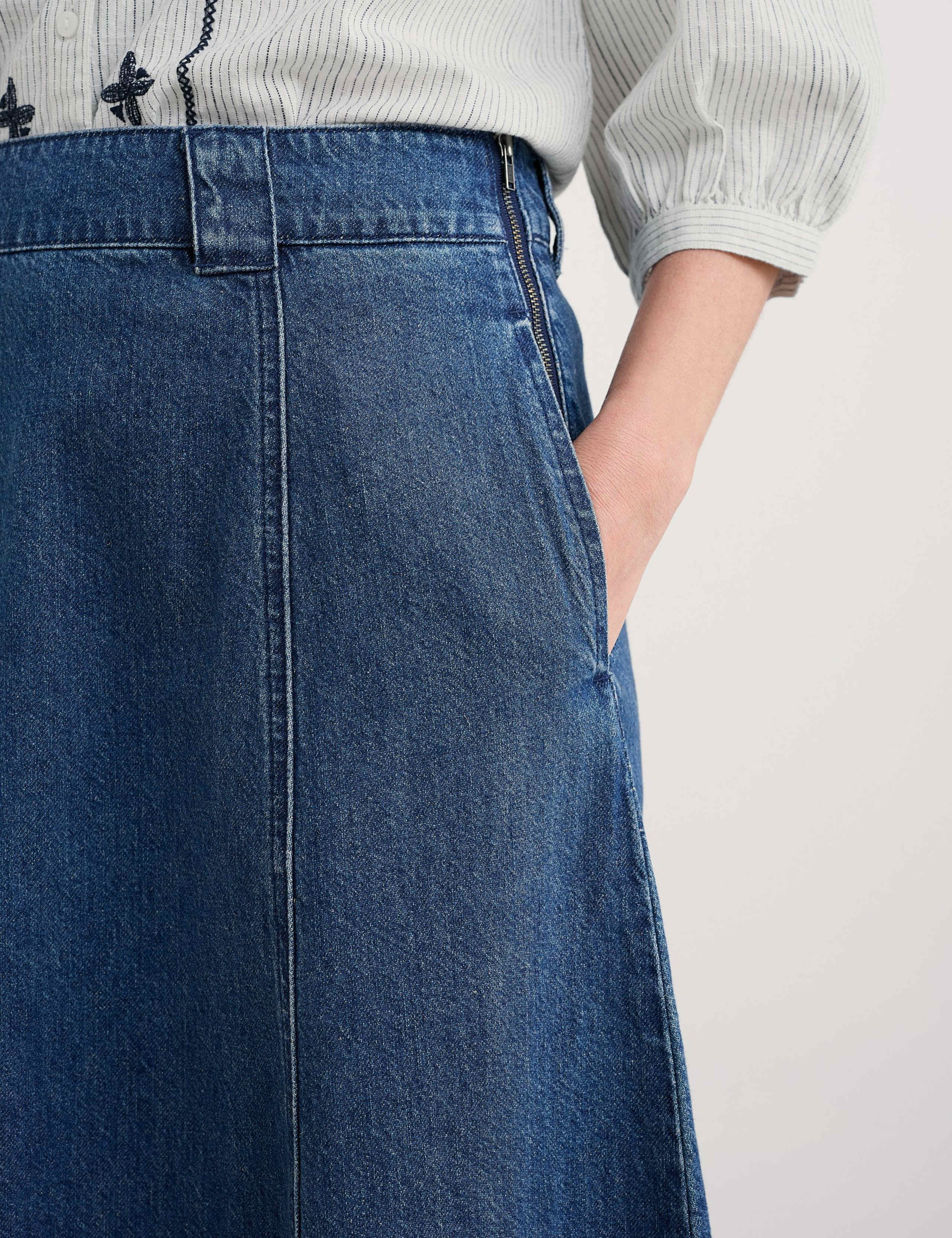 Cotton Rich Midaxi A-Line Skirt 4 of 5
