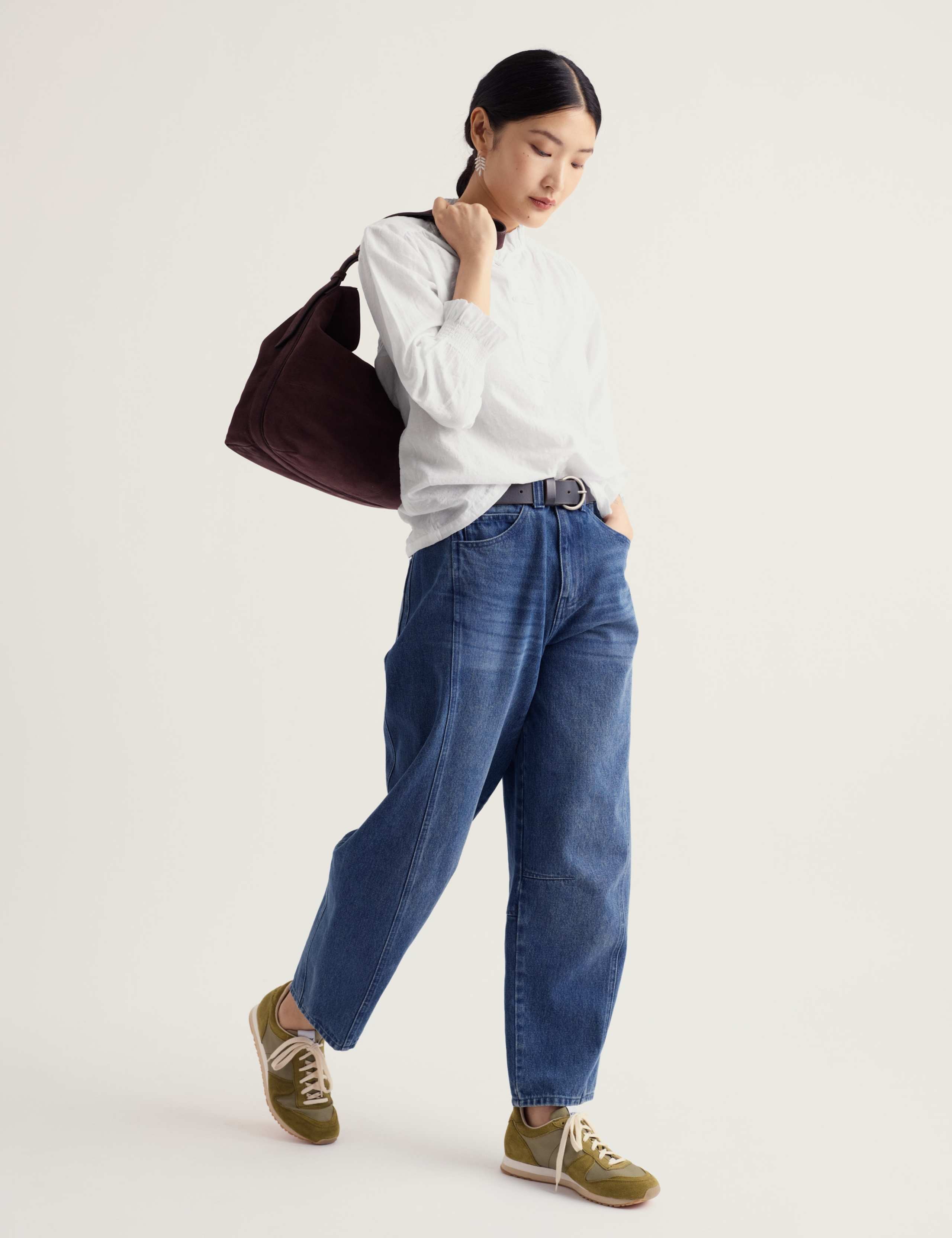 Cotton Rich Relaxed Frill Detail Shirt 1 of 5