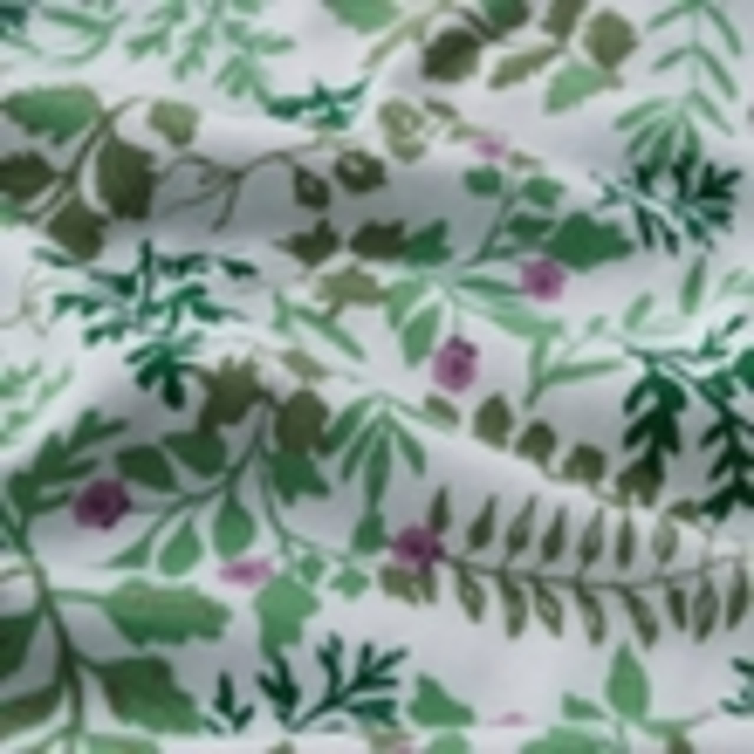 Cotton Blend Floral V-Neck Blouse 5 of 5