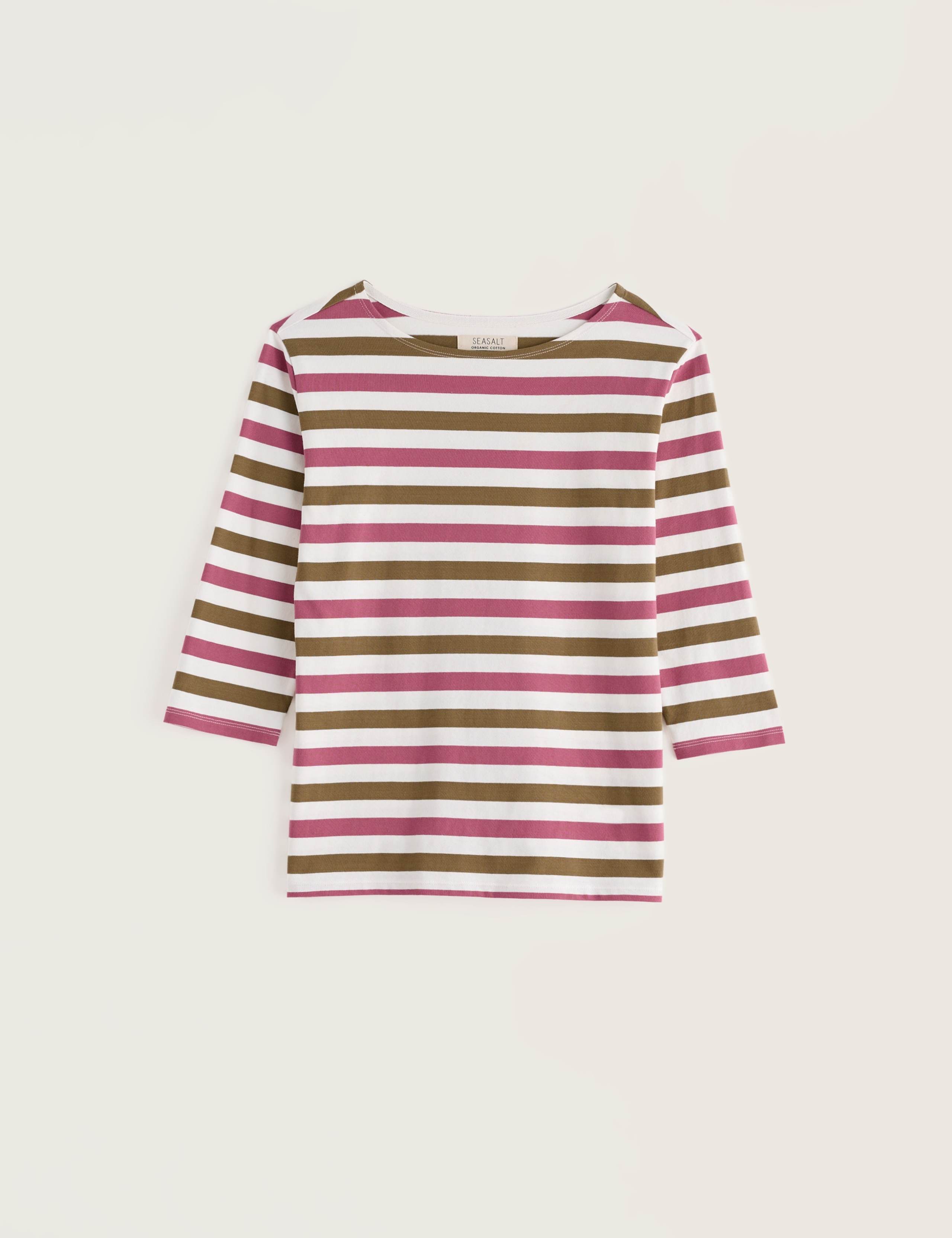 Pure Cotton Striped Relaxed Tunic 2 of 5