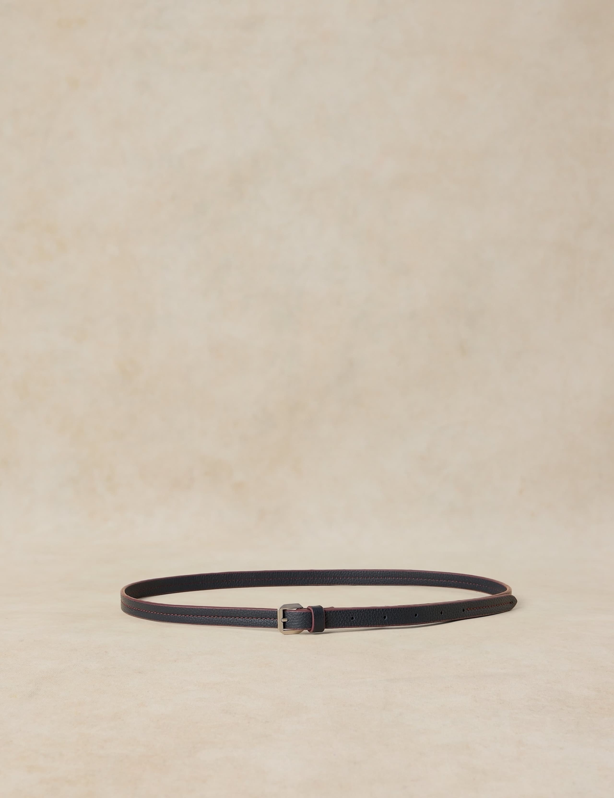 2 Pack Leather Plaited and Plain Belts 3 of 4